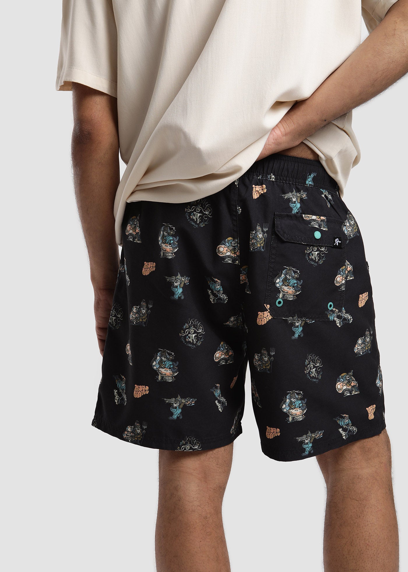 Traje de Baño Volley Garden - Negro