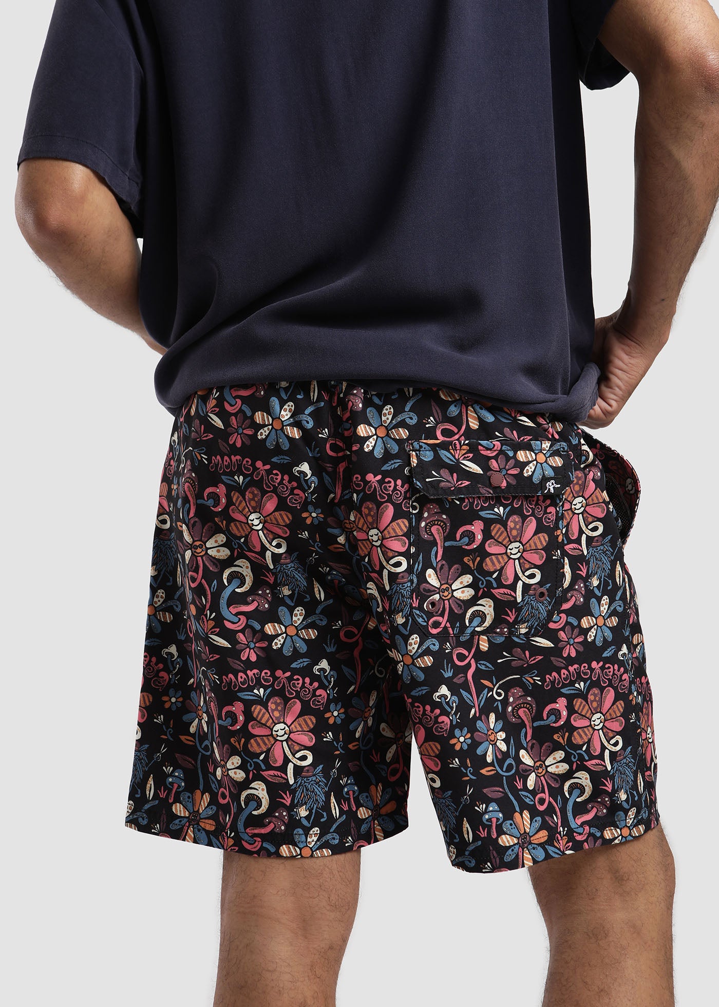 Traje de Baño Volley Happy - Negro