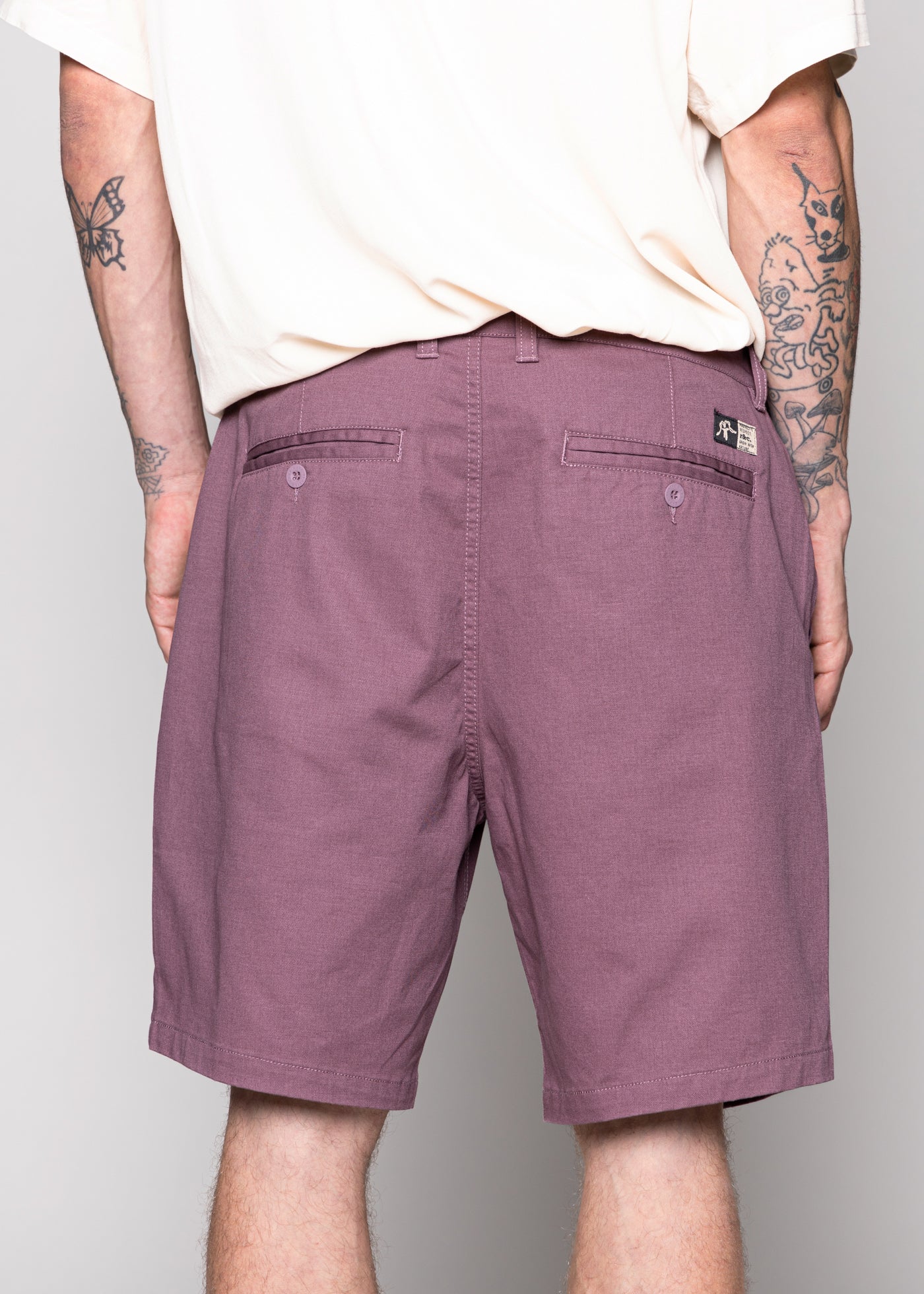 Chino Short Solid Taupe