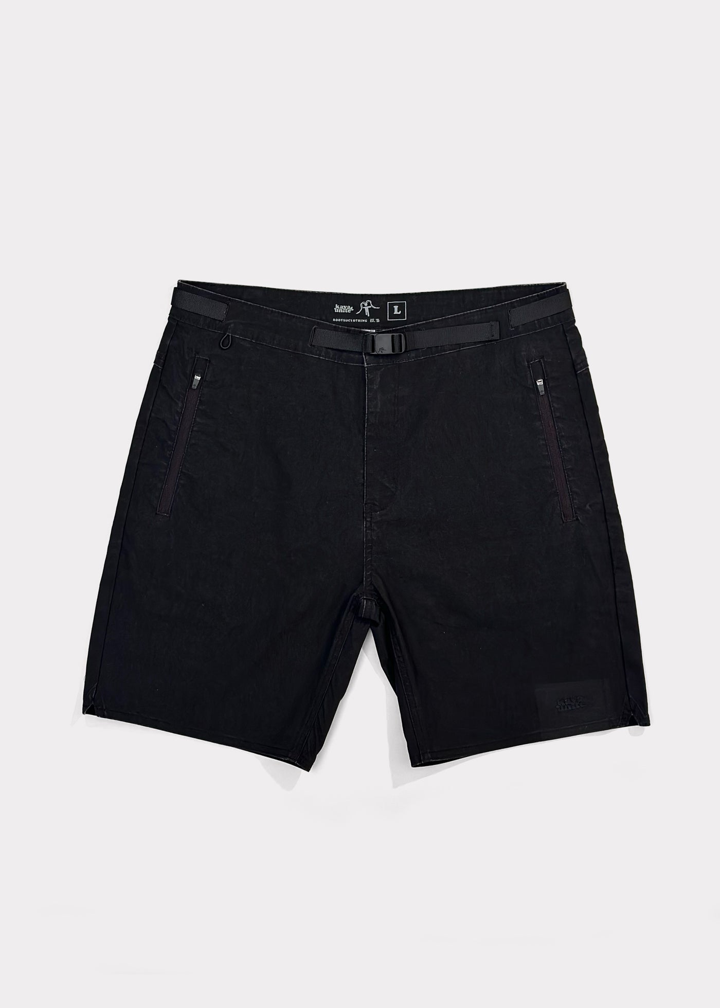 Short Hybrid Solid Black