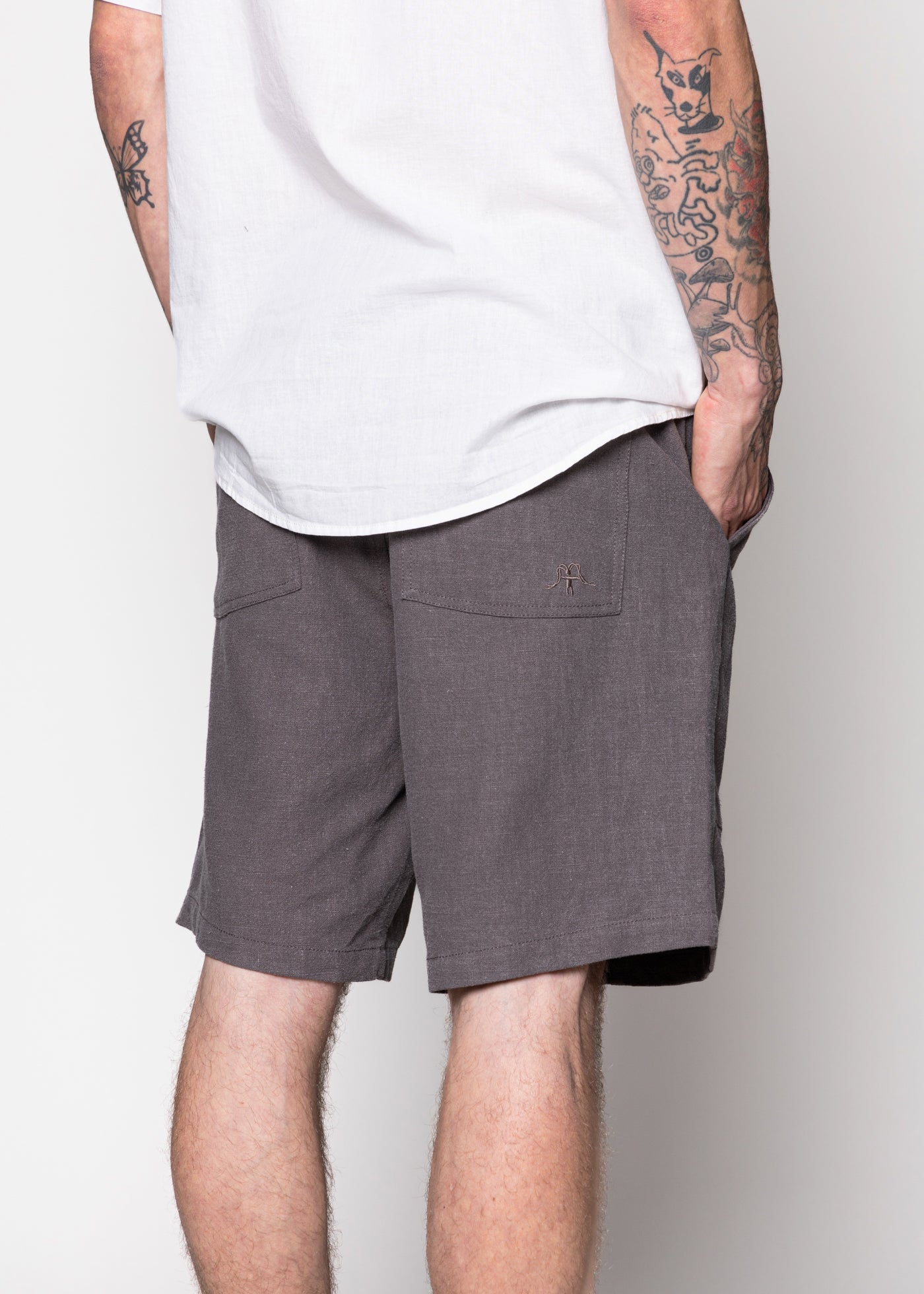 Short Lino Solid Black