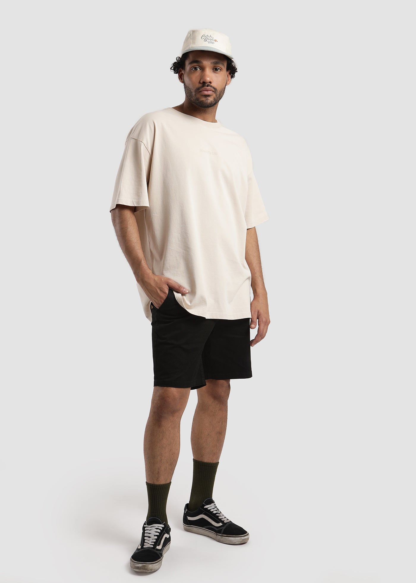 Short Hombre Chino - Negro