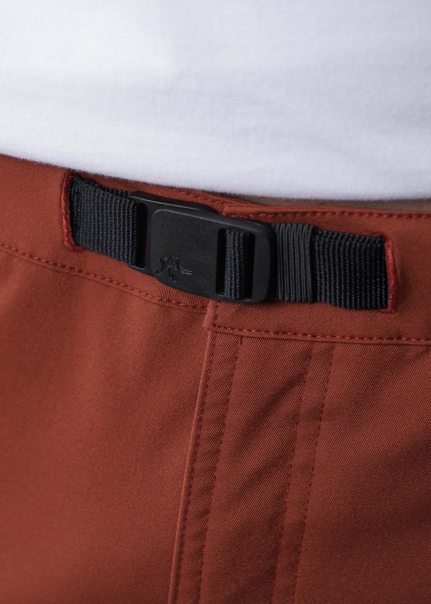 Short Hombre Híbrido - Terracota Oscuro