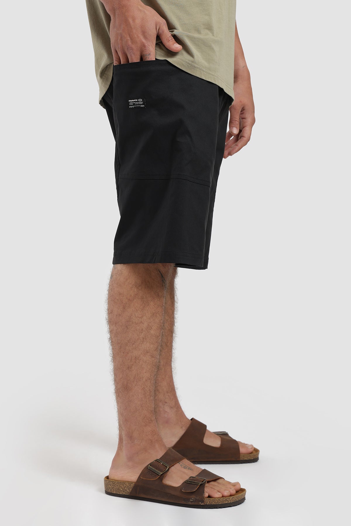 Short Yaka Híbrido Hombre - Negro