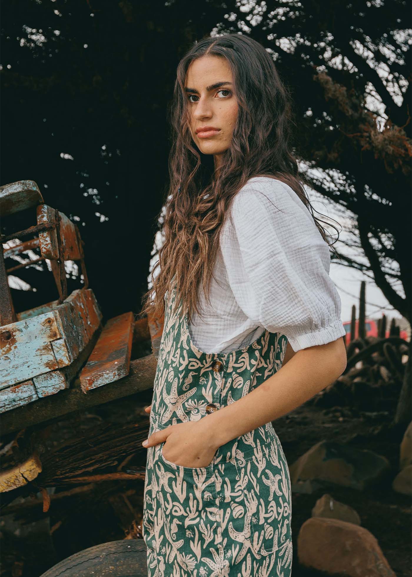 Jardinera Mujer Ocean - Oliva