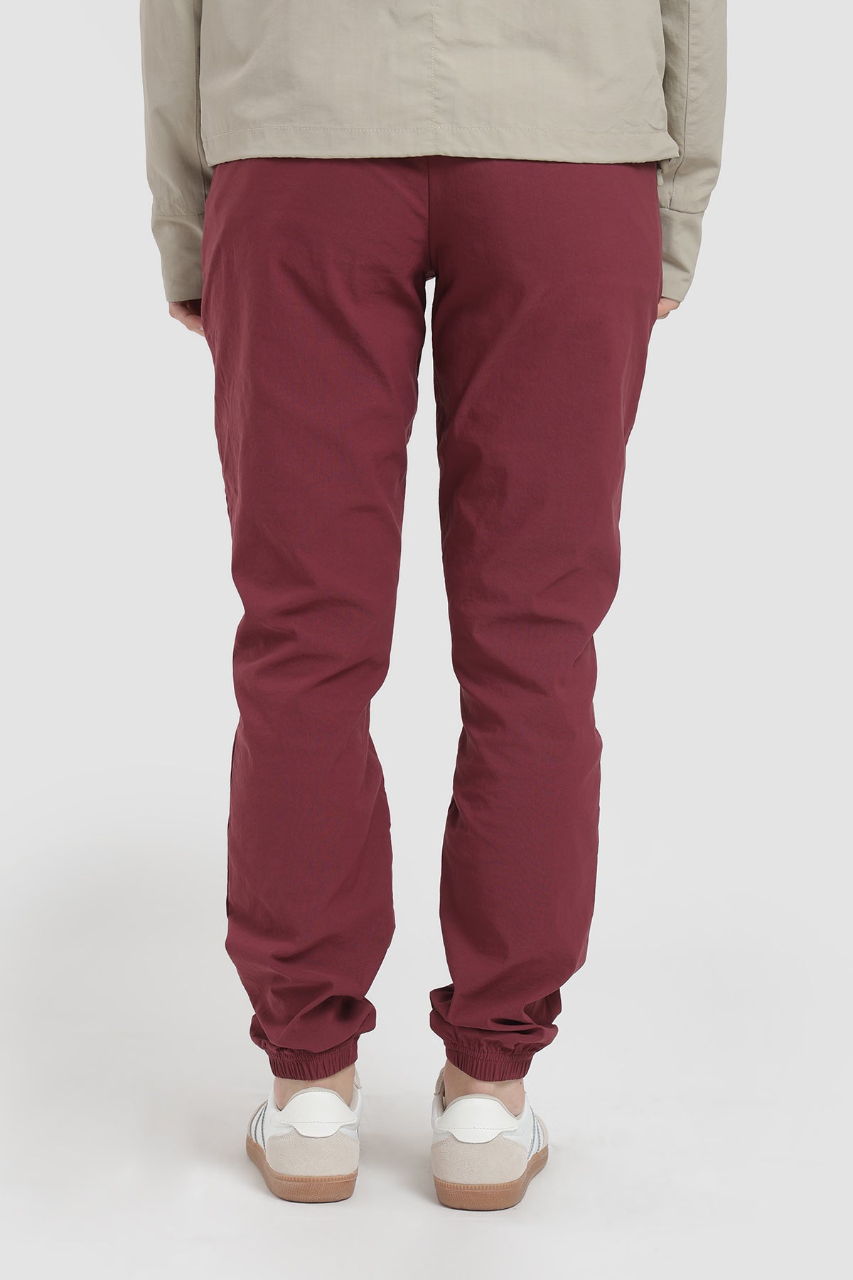 Pantalón Jogger Hikking Nylon Mujer - Burdeo