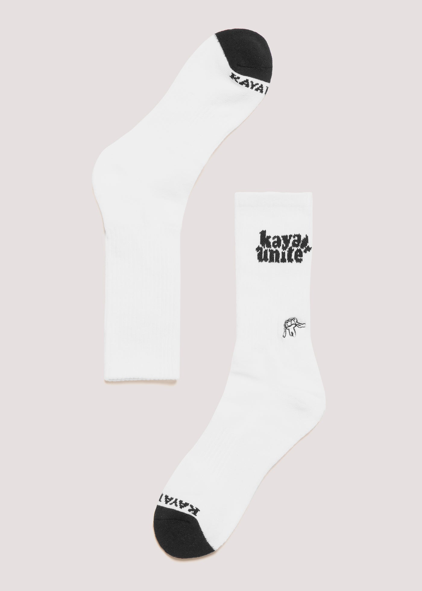 Calcetines Knit Kaya White