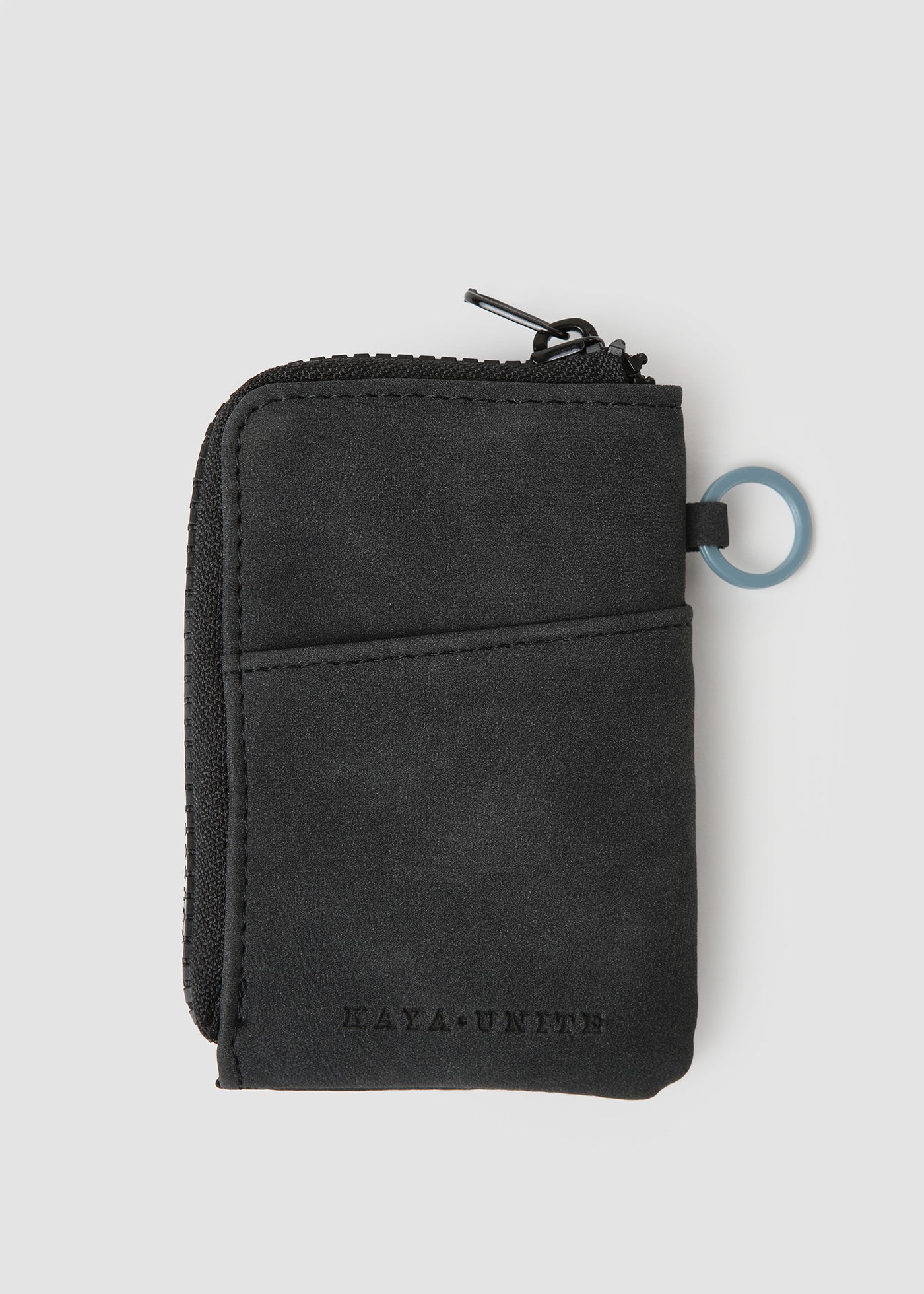 Billetera Zipper Print - Azul