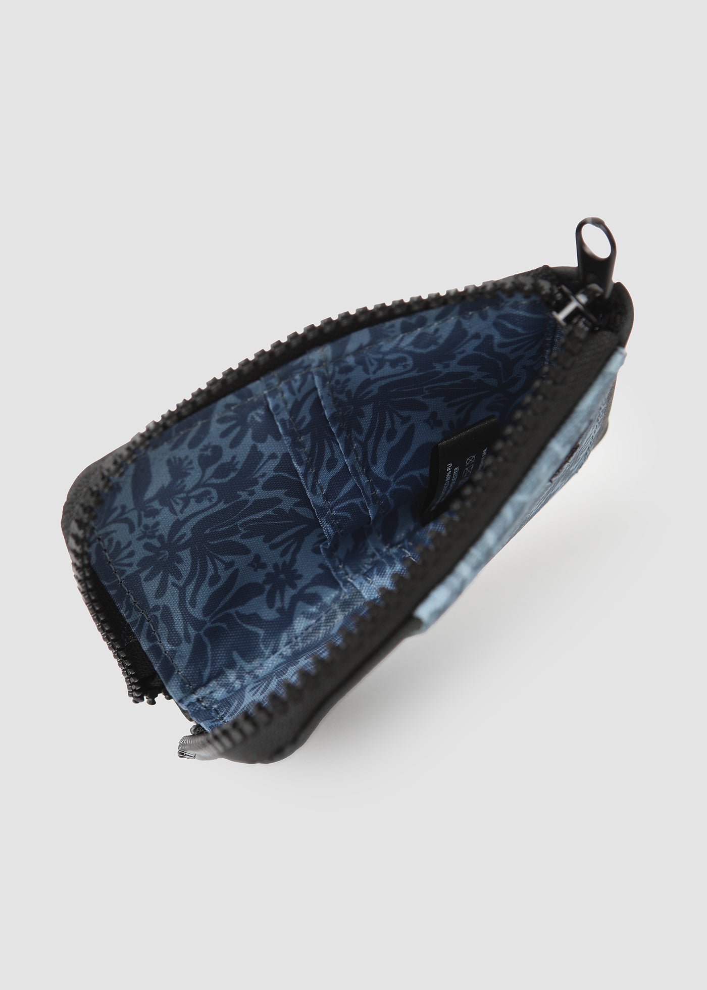 Billetera Zipper Print - Azul