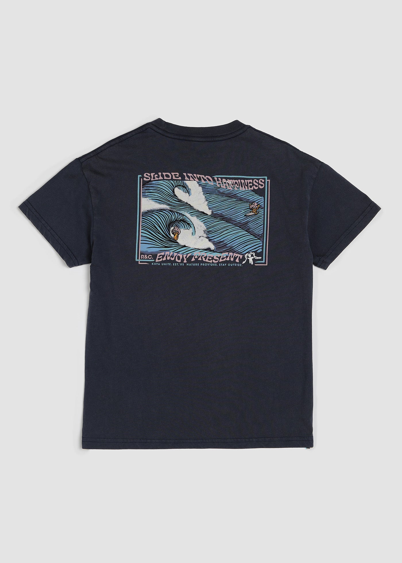 Polera Diseño Algodón Niños Dark Slate Gray