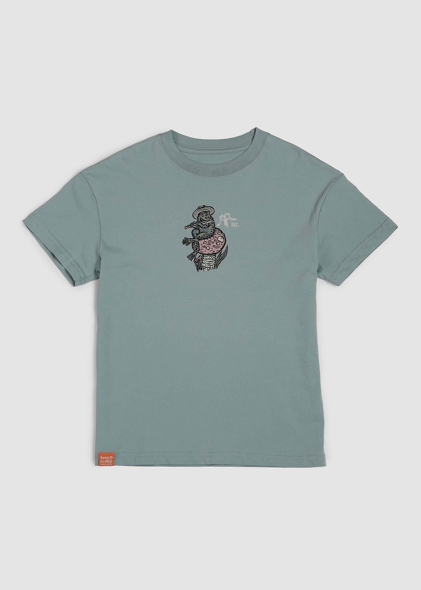 Polera Diseño Algodón Niños Light Slate Gray