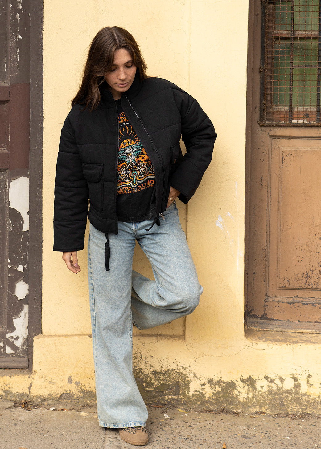 Chaqueta Insulada Mujer Acacia - Negra Wheat