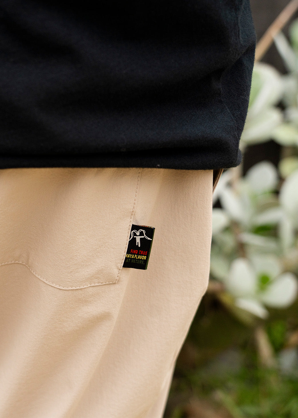 Pantalón Desmontable Recto Nylon Hiker Hombre - Sand Black