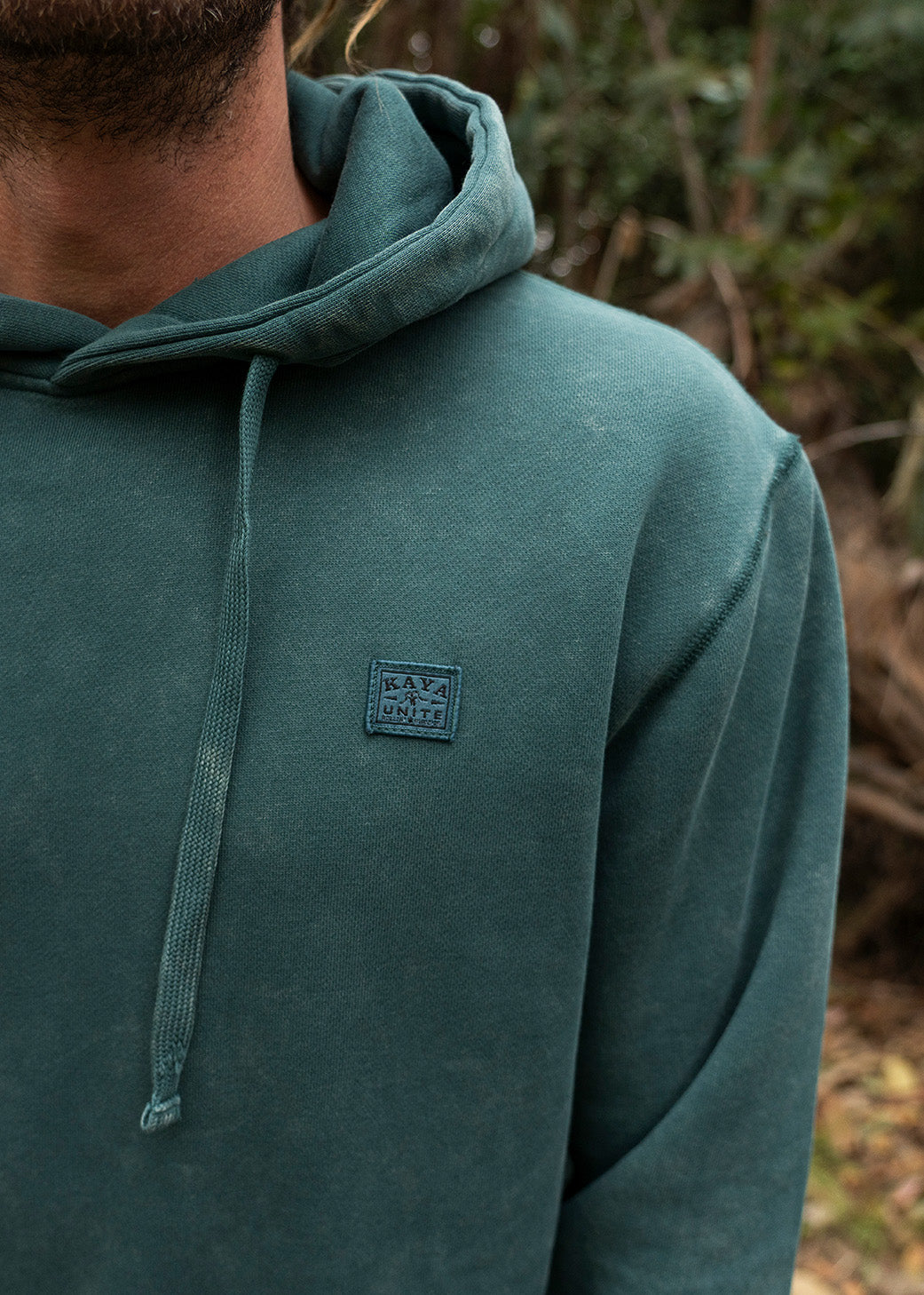 Polerón Hoodie Algodón Daily Hombre - Teal Dark Slate Gray