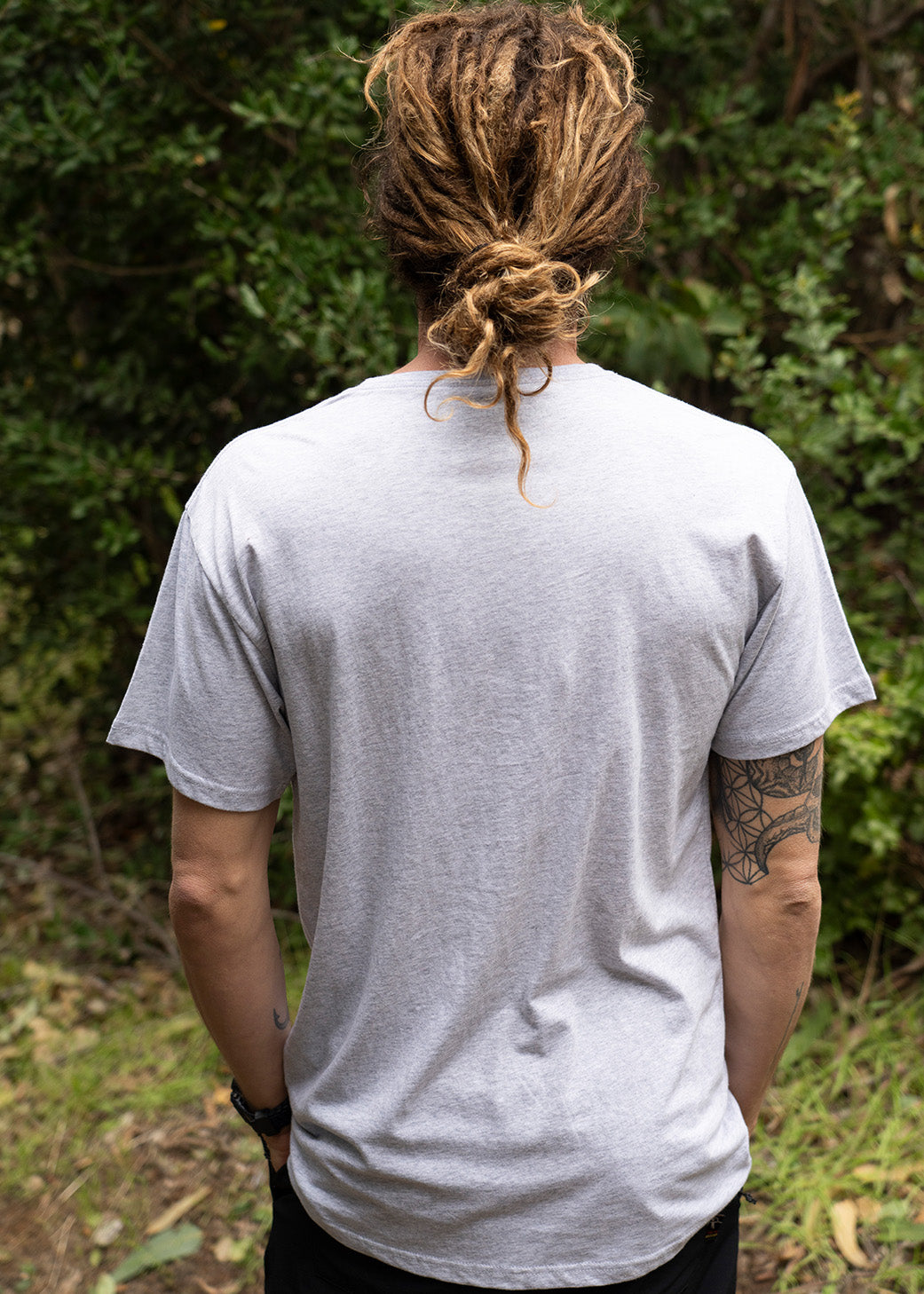 Polera Clásica Algodón Orgánico Classy Hombre - Gris Black