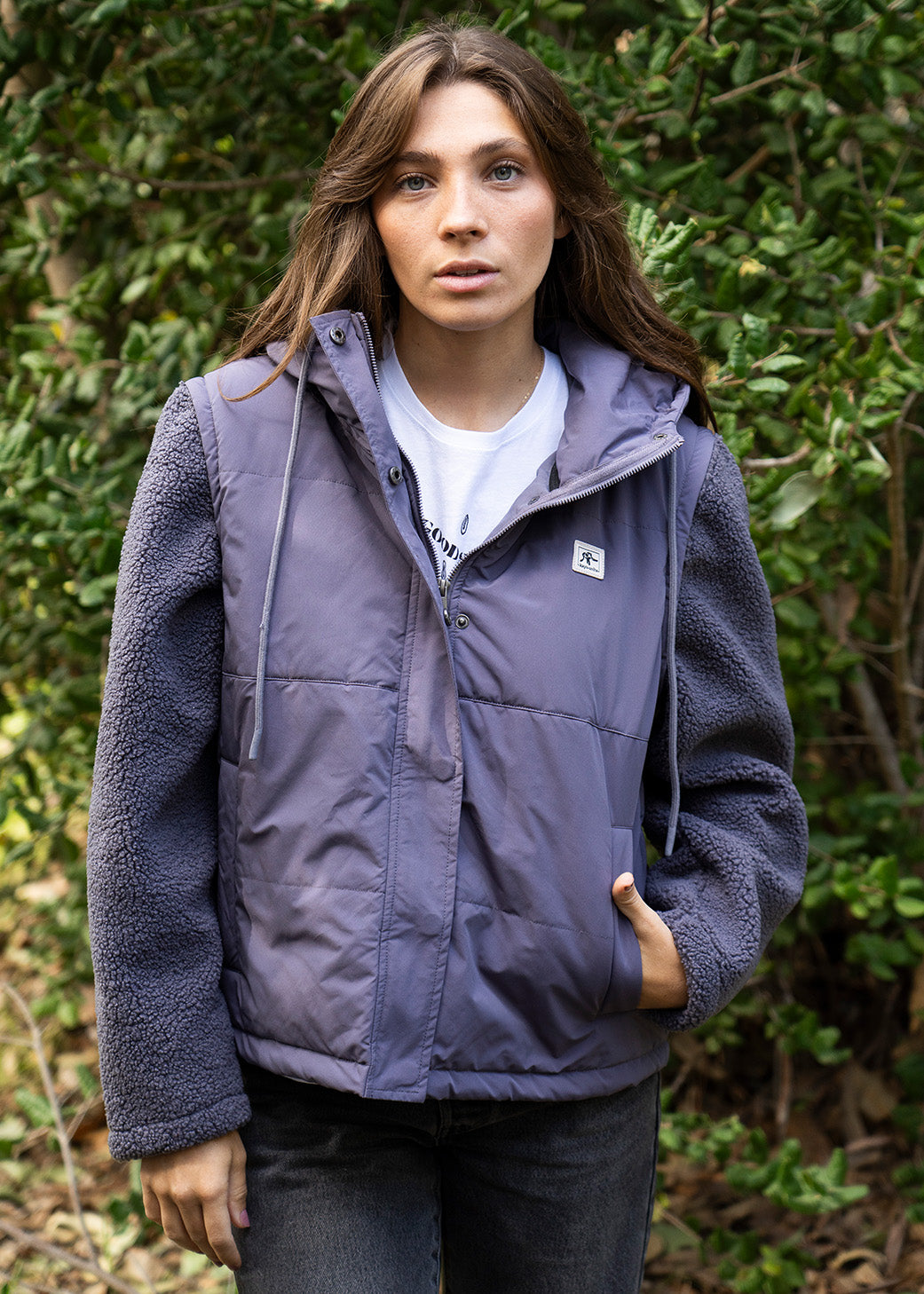 Chaqueta Mujer 2 en 1 Tara - Malva