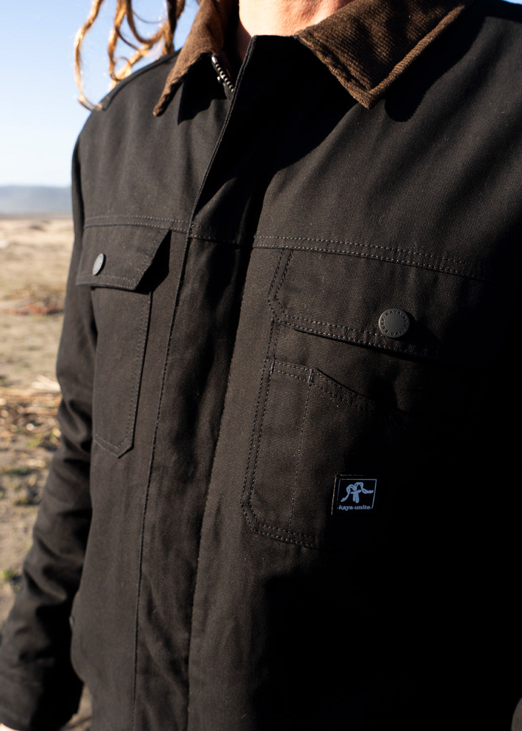 Chaqueta Clásica Chooper Hombre - Negra Black