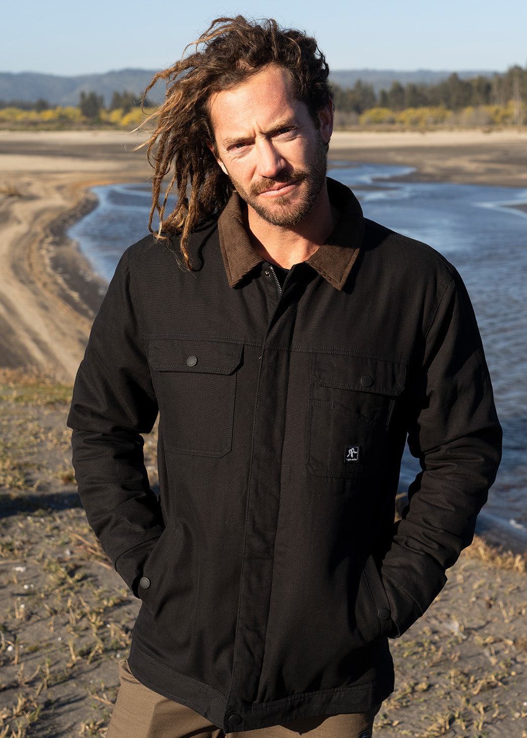 Chaqueta Clásica Chooper Hombre - Negra Black