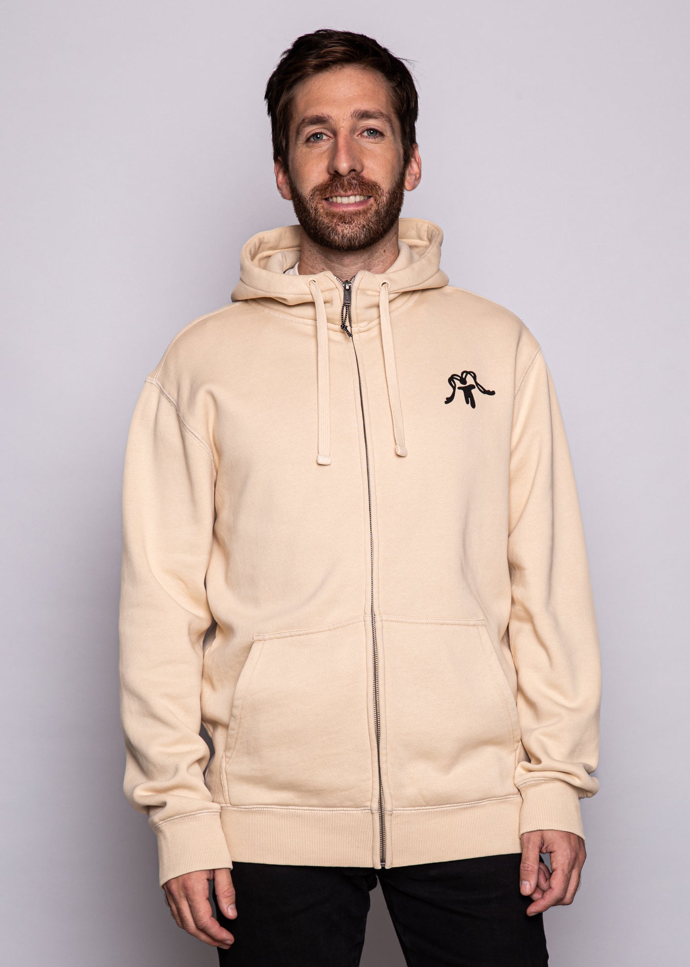 Polerón Full Zip Classy Cream