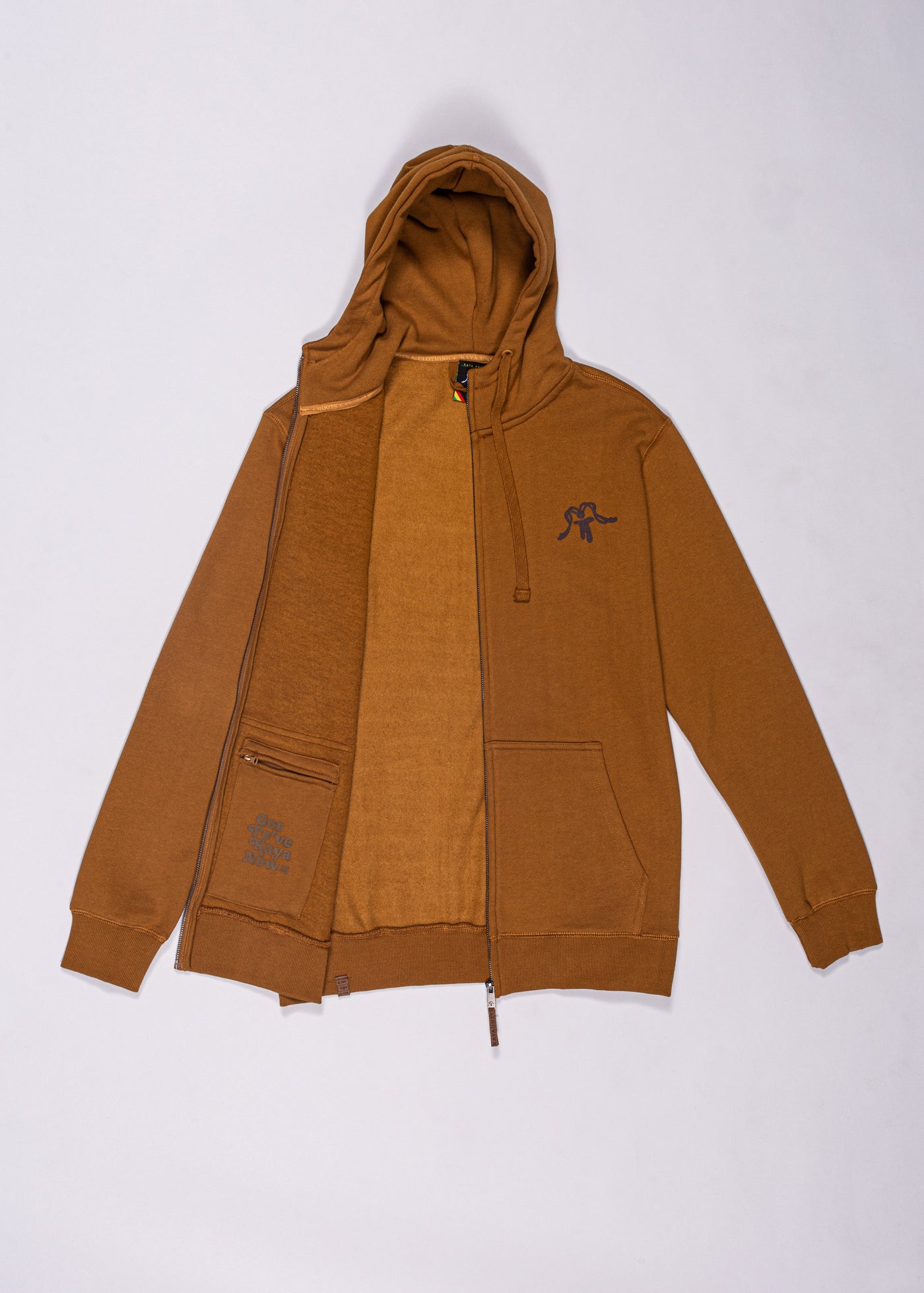 Polerón Full Zip Classy Camel