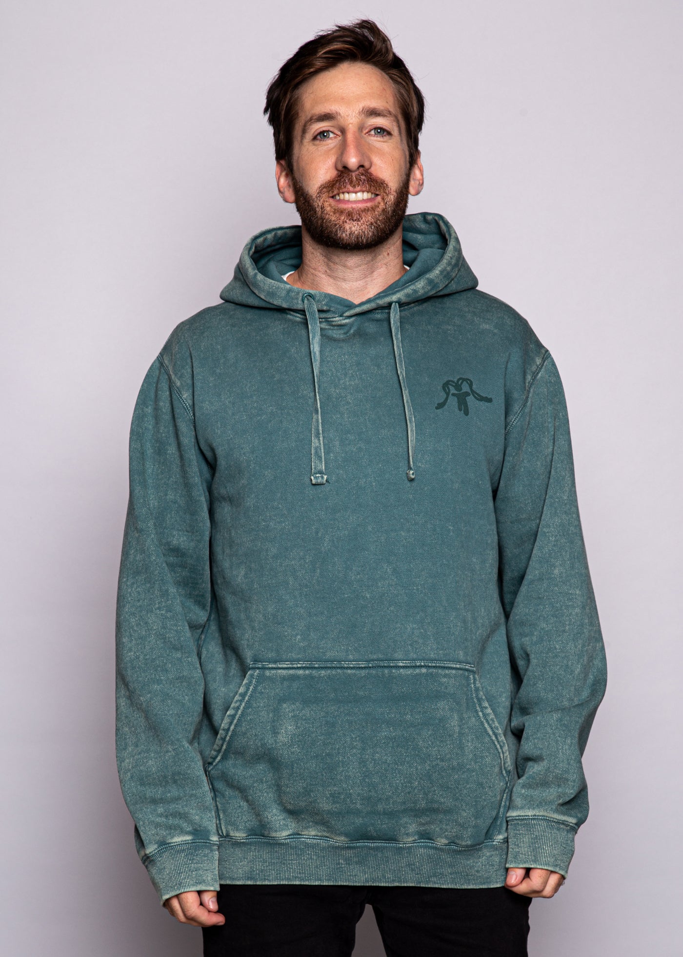 Polerón Hoodie Classy Teal
