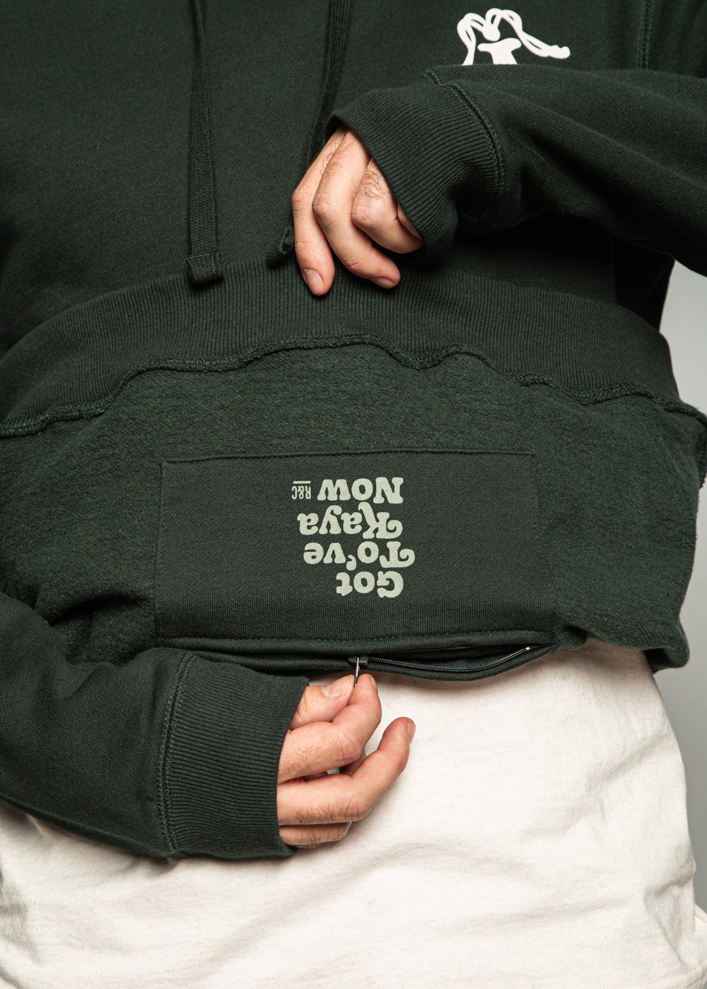 Polerón Hoodie Classy Dark Green