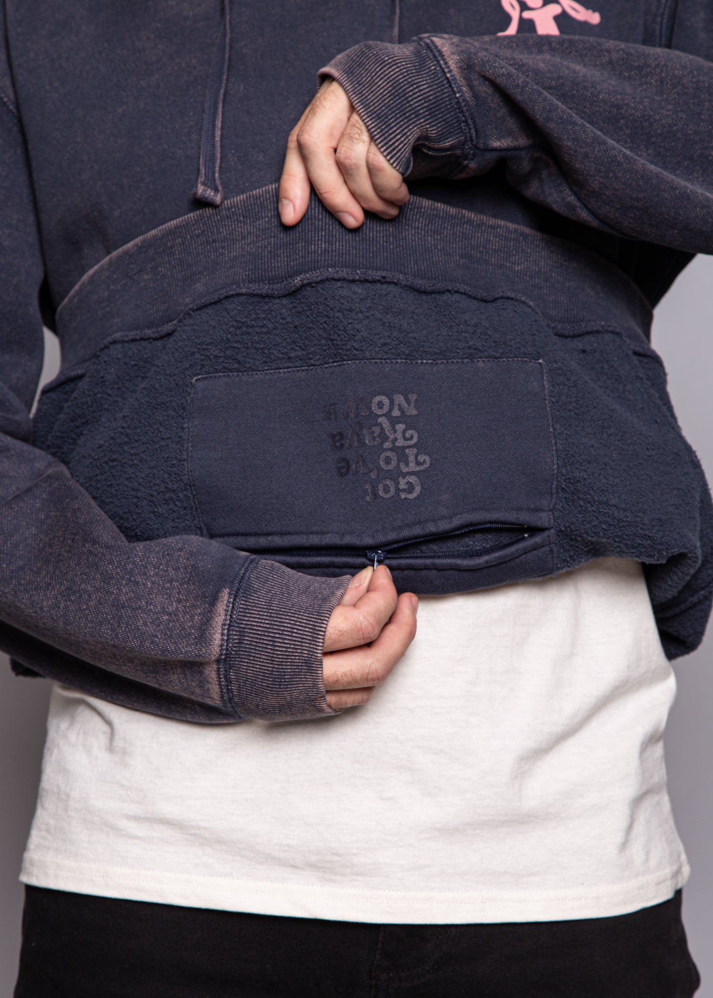 Polerón Hoodie Classy Navy Blue