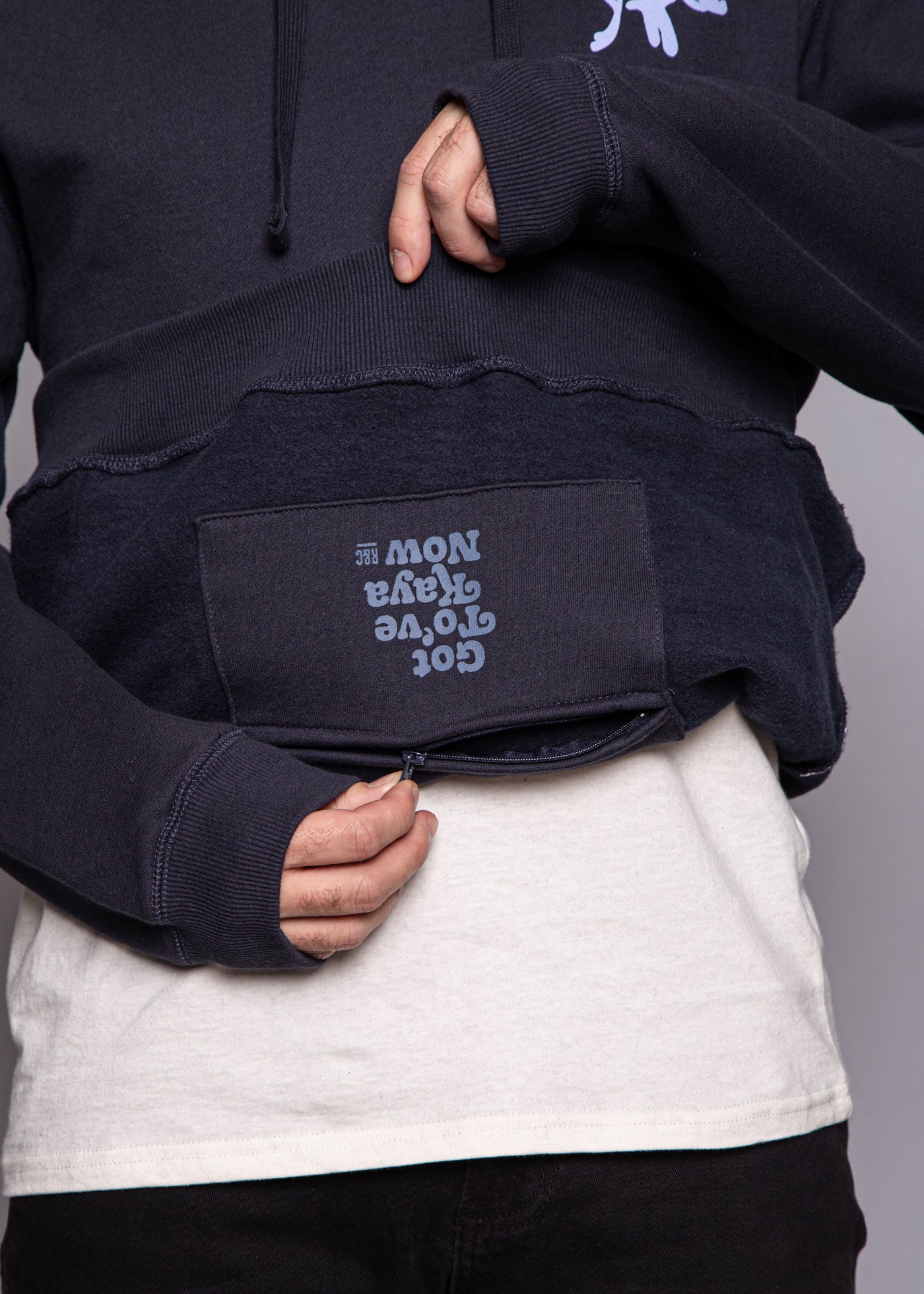 Polerón Hoodie Classy Dark Blue