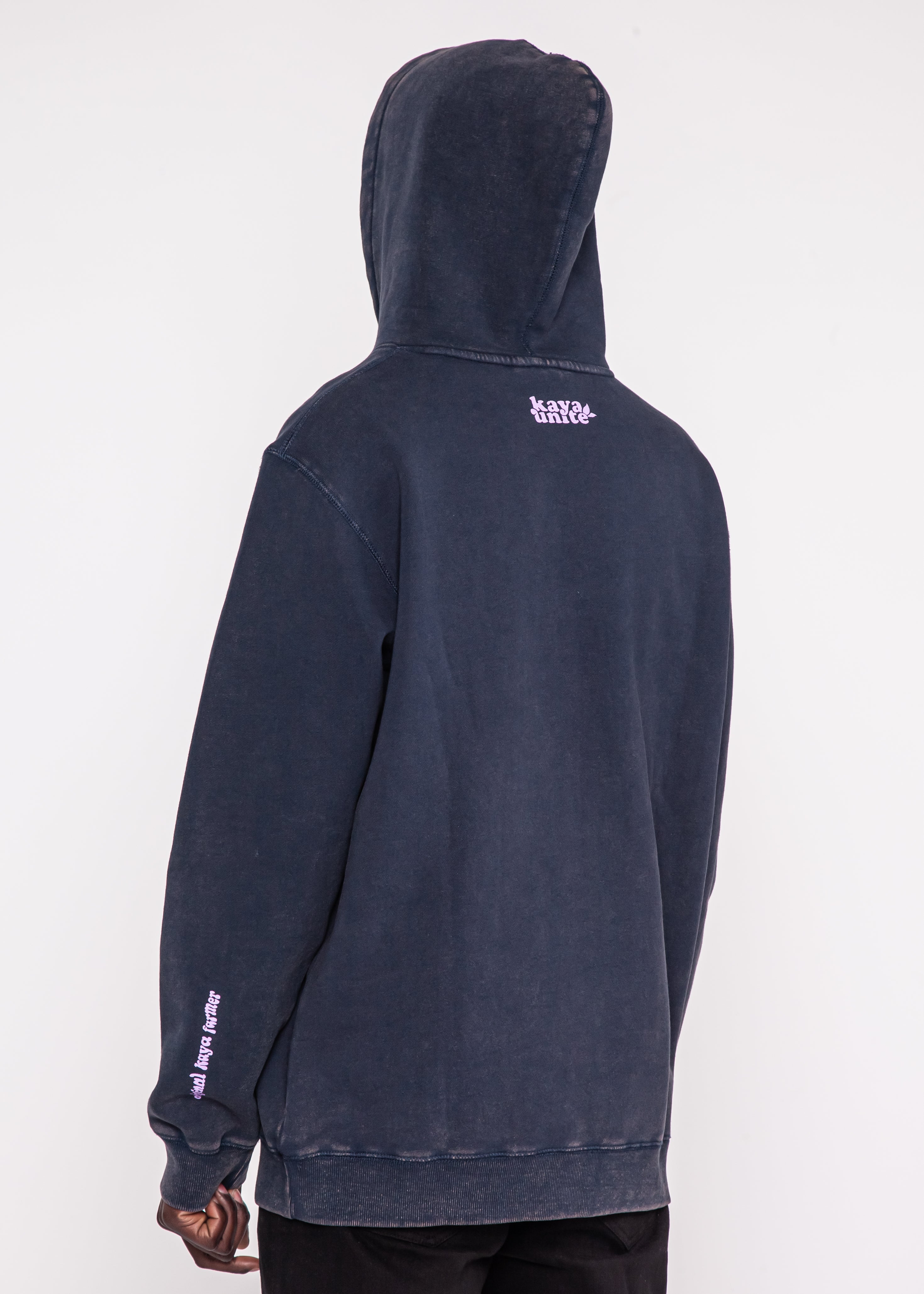 Hoodie Pullover Big Aqua Navy