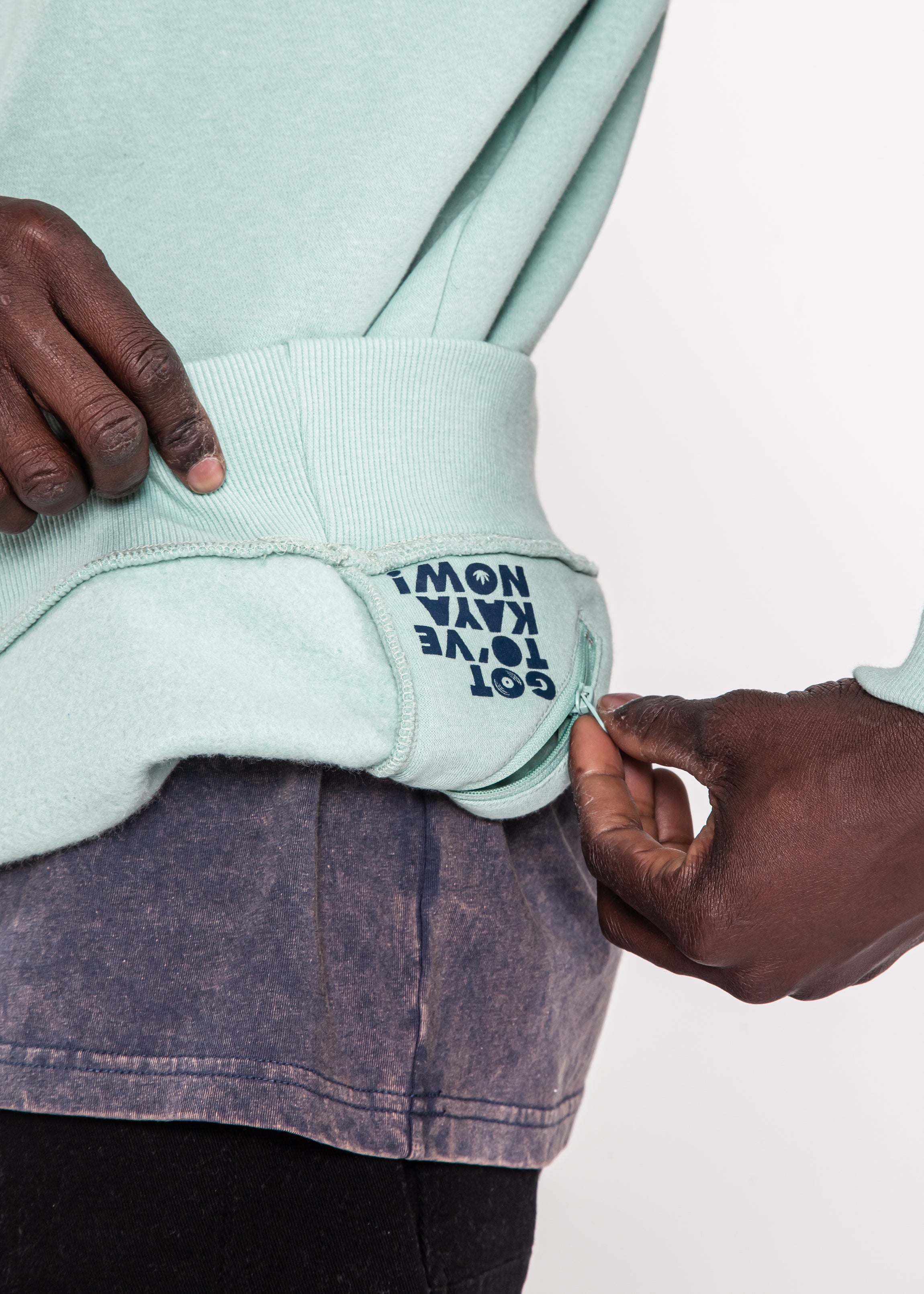 Polerón Crewneck Chill Teal