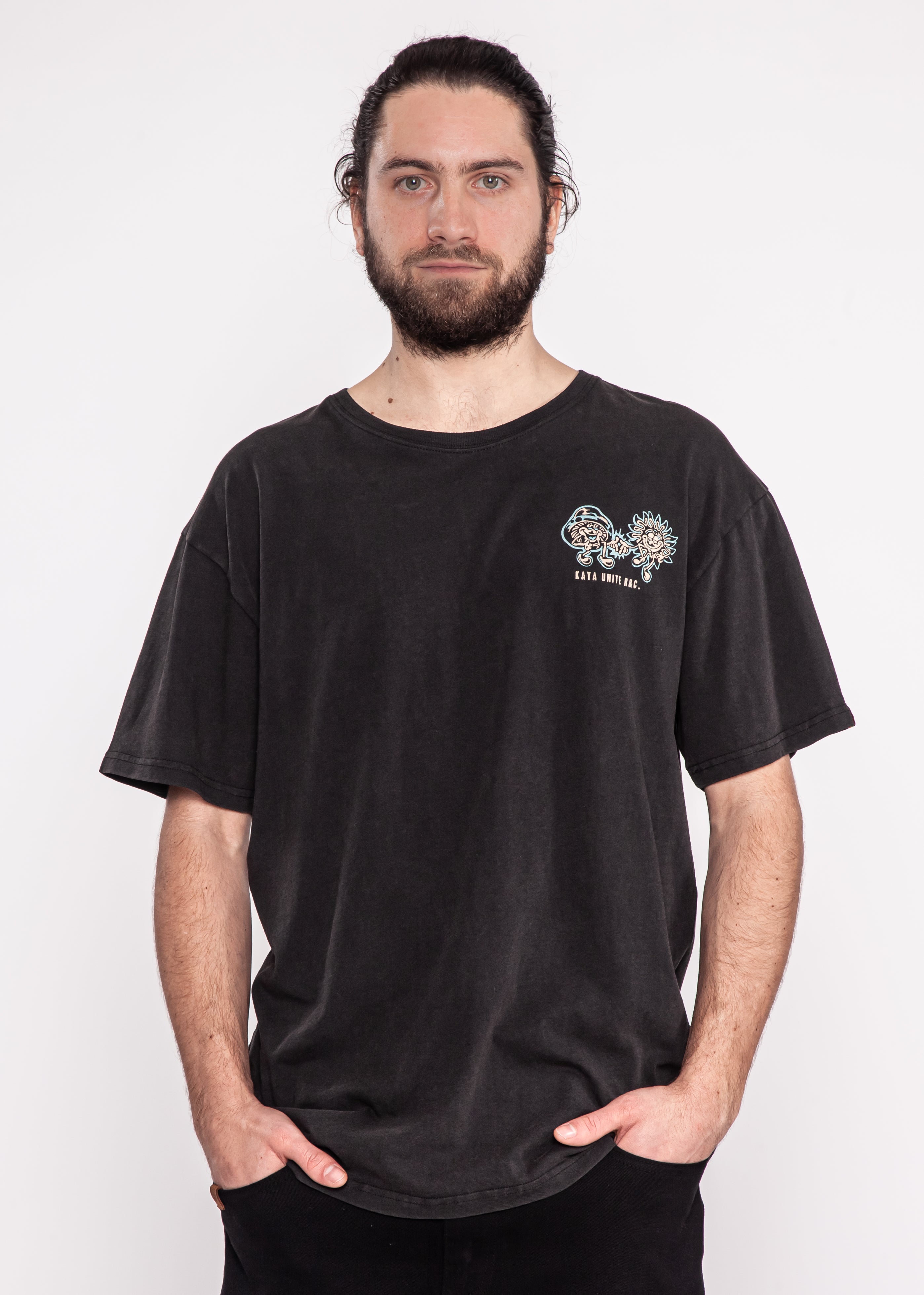 T-Shirt Kaya Black Beige