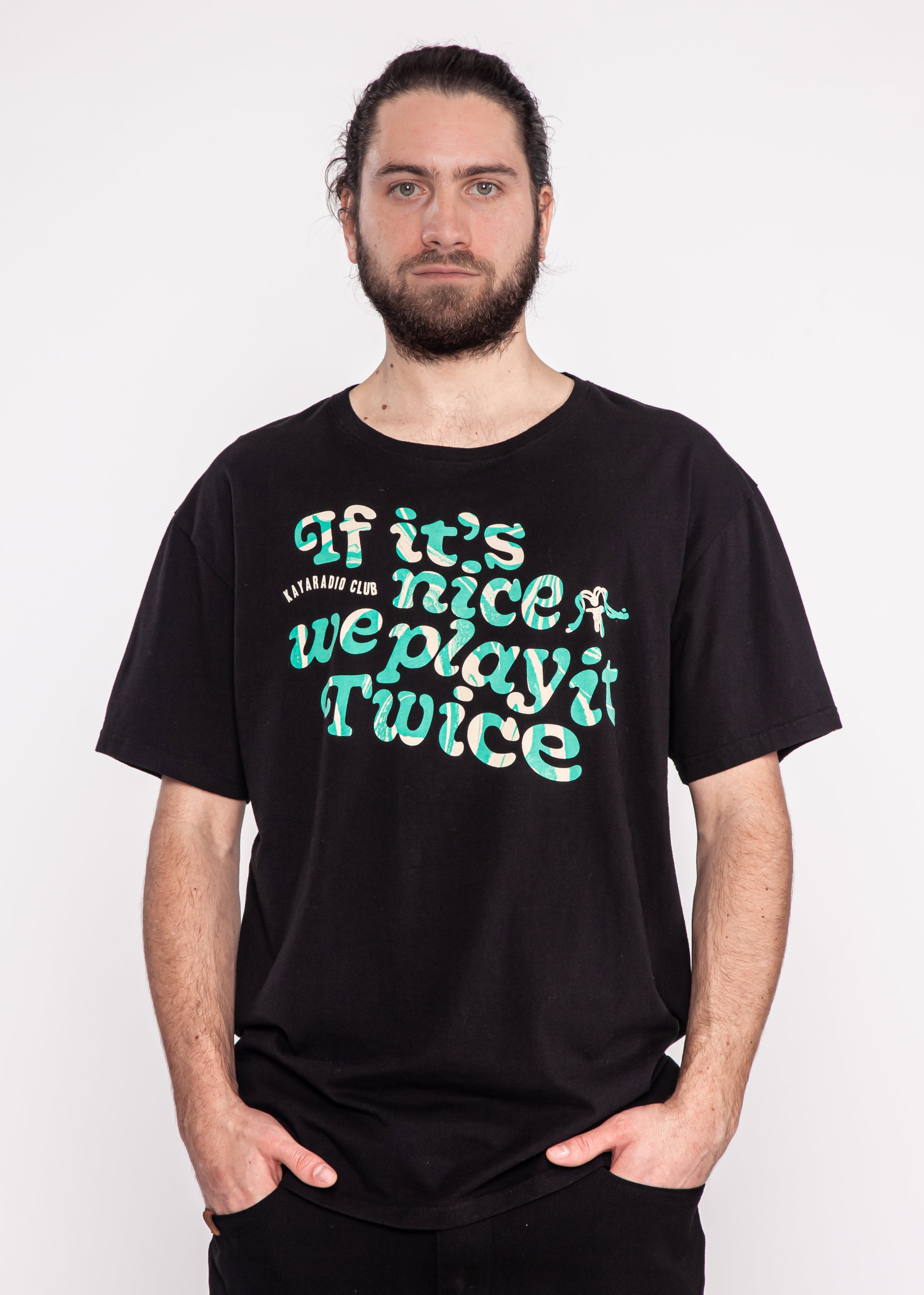 T-Shirt Play Black Green