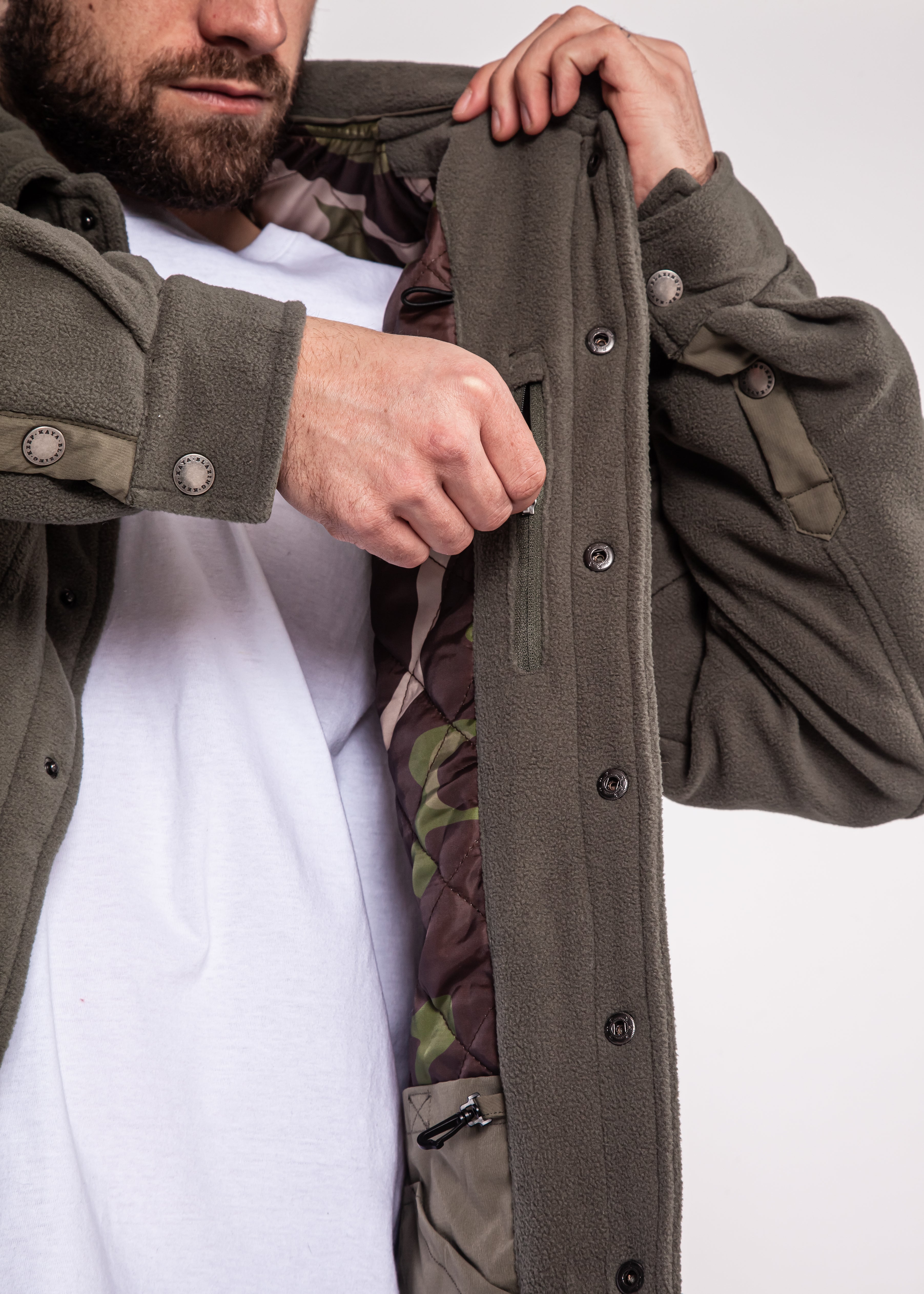 Chaqueta Insulada Bison Olive Green