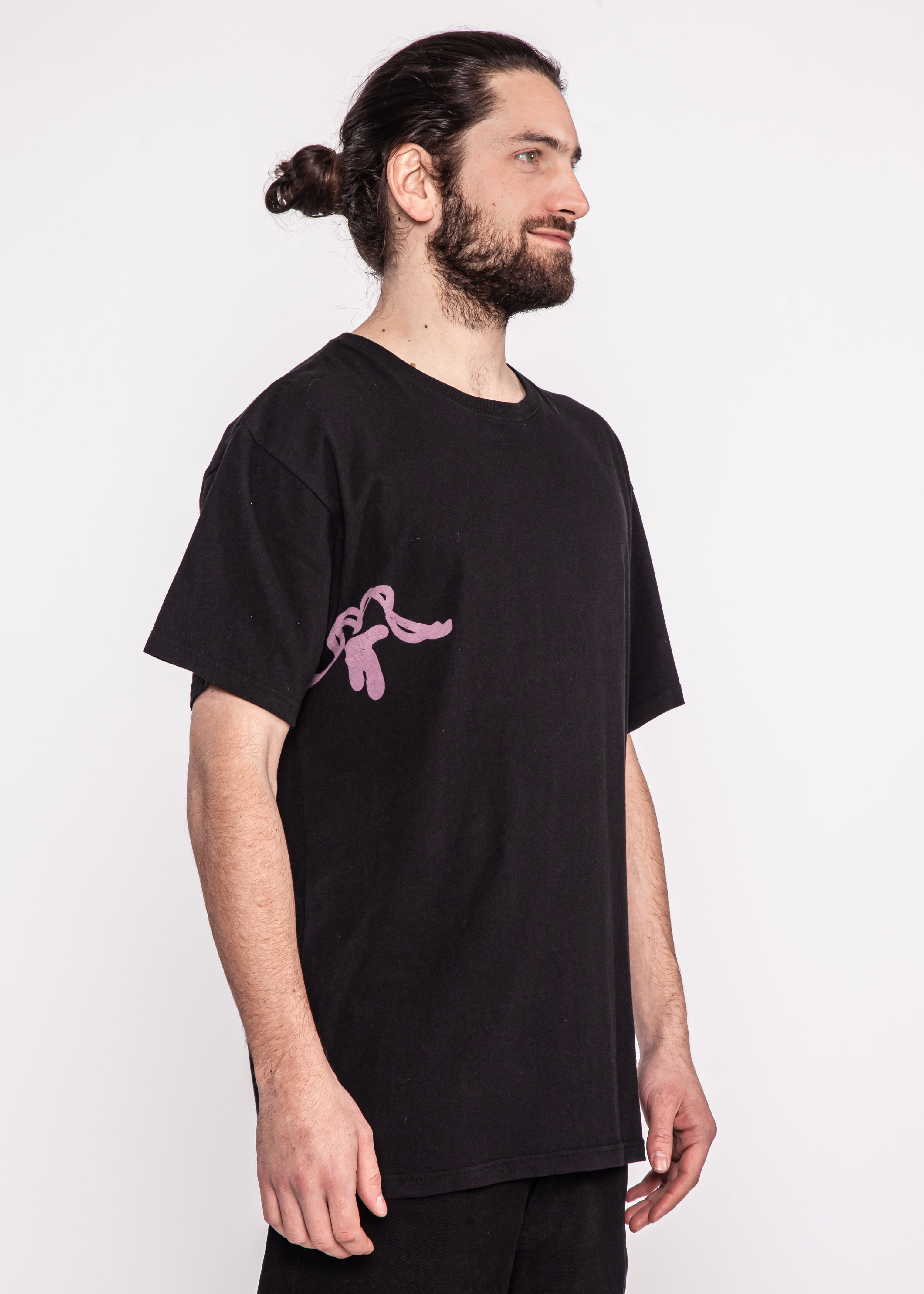 T-Shirt Aqua Black