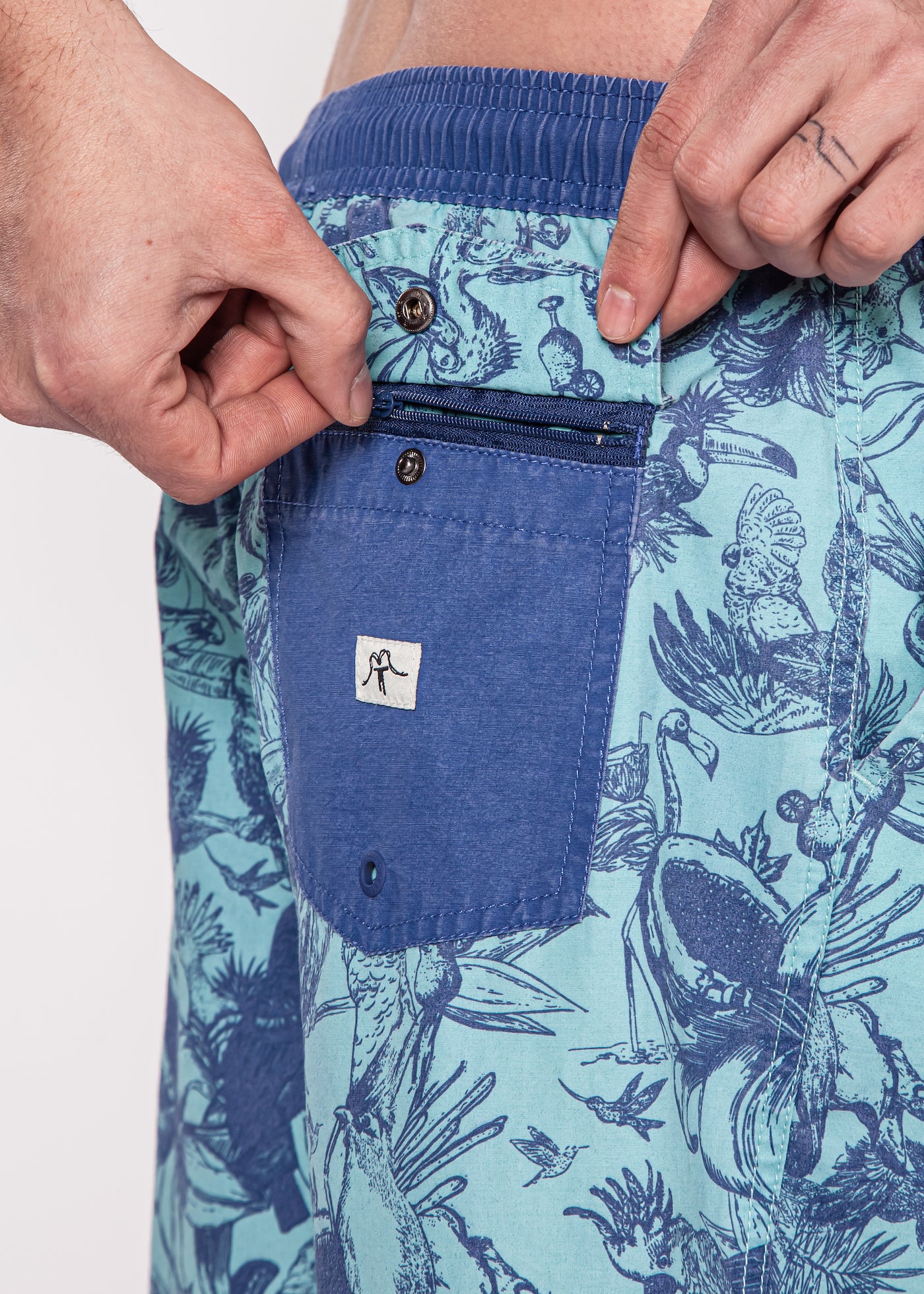 Volley Jungle Denim Blue