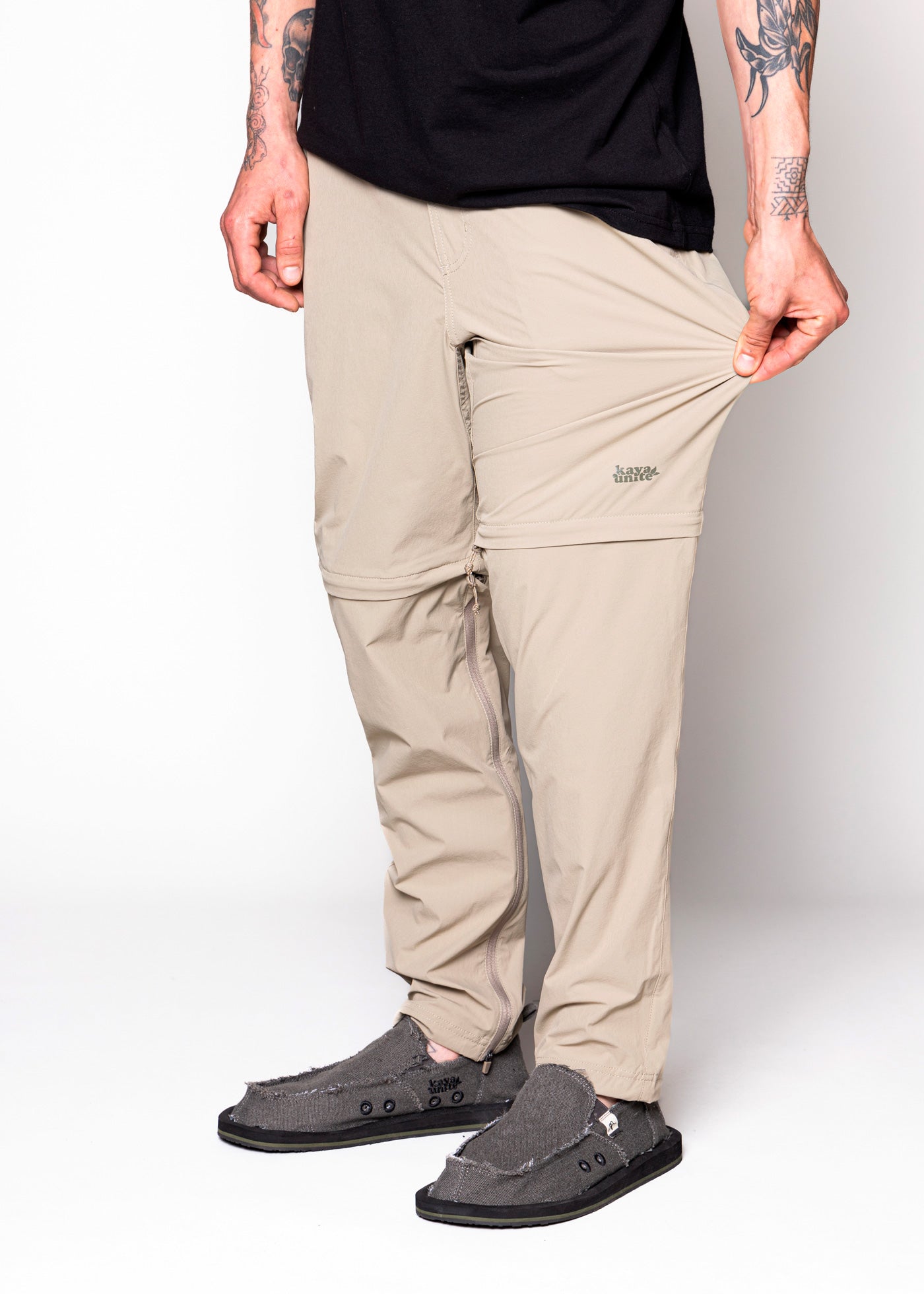 Pantalón Desmontable Hiker Solid Lt Brown