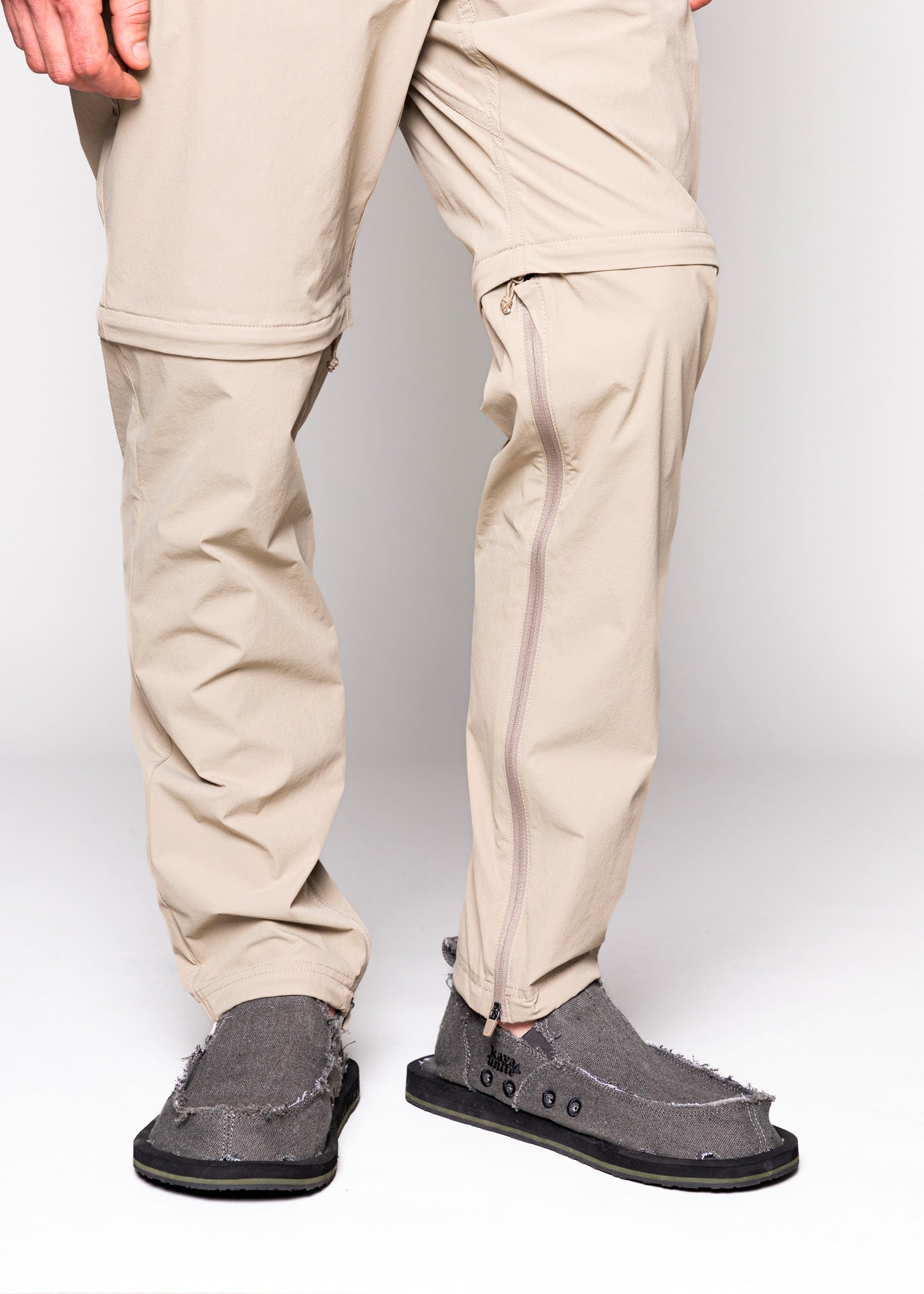 Pantalón Desmontable Hiker Solid Lt Brown