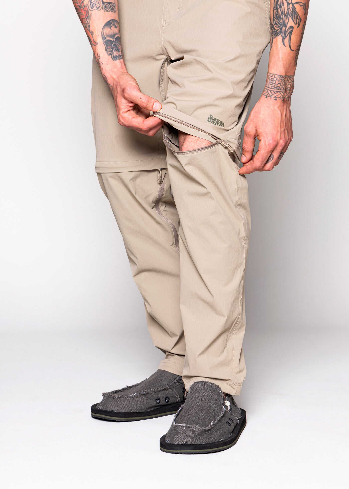 Pantalón Desmontable Hiker Solid Lt Brown