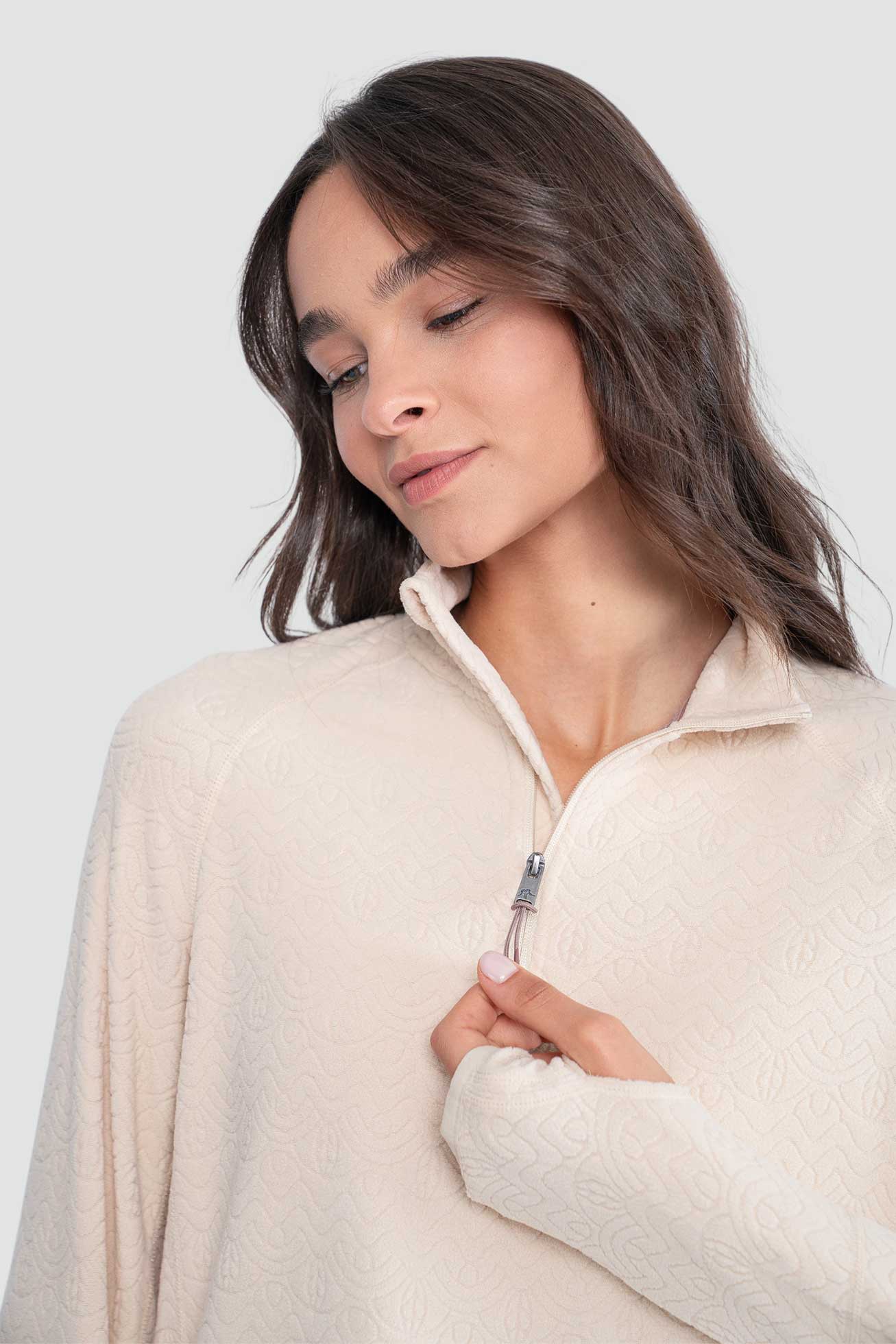 Micropolar Cipress Mujer - Bone