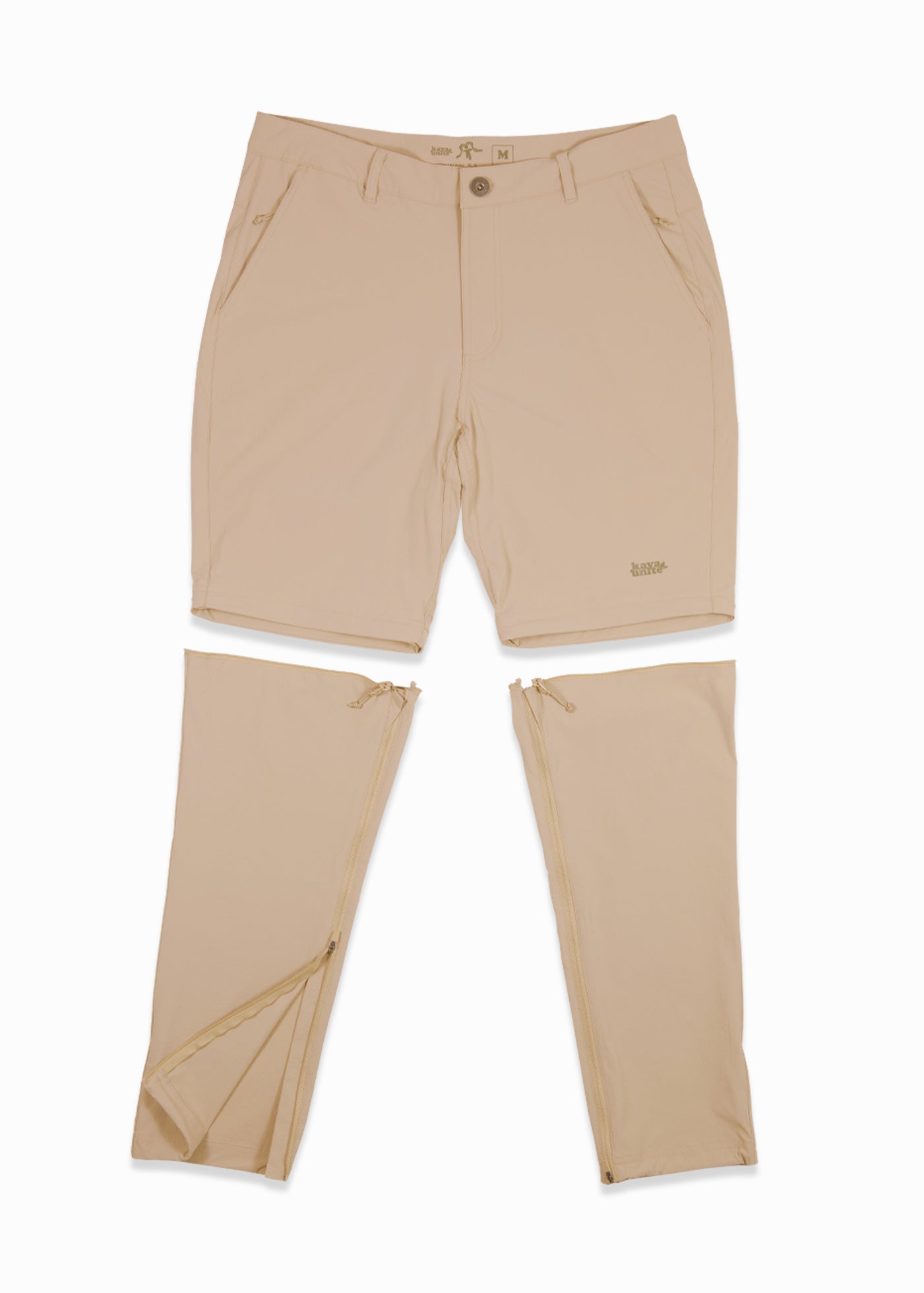 Pantalón Desmontable Recto Nylon Hiker Hombre - Sand Tan