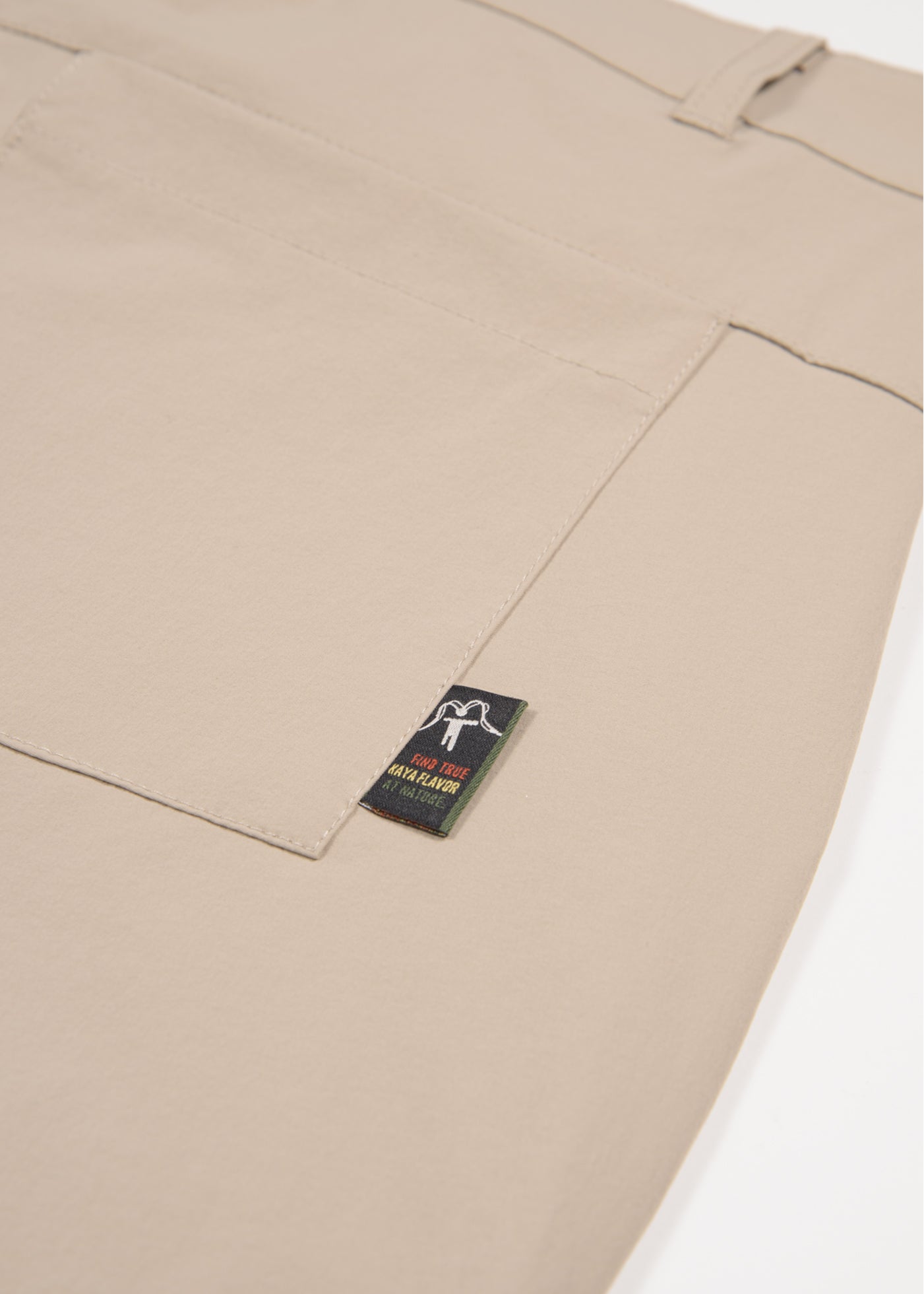 Pantalón Desmontable Recto Nylon Hiker Hombre - Sand Gray