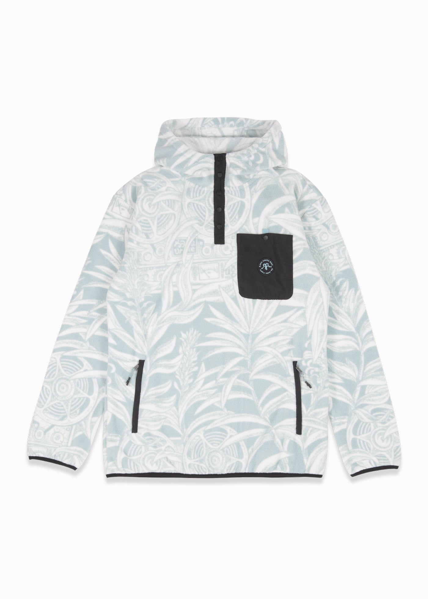 Polar Half Zip Hood Tupa Teal