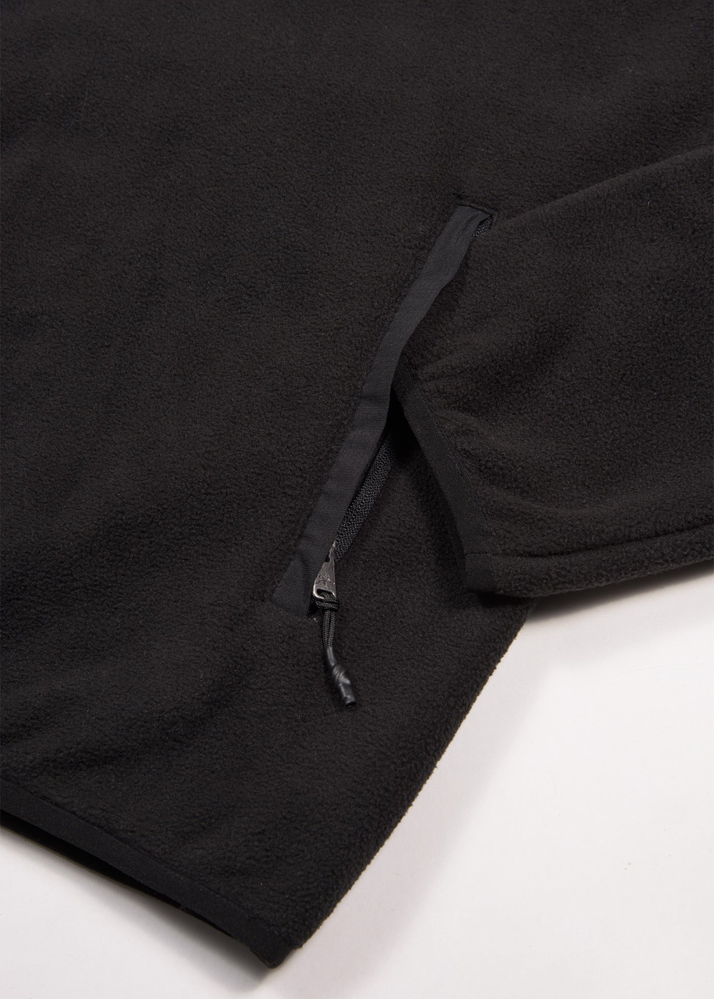 Polar Medio Cierre Hood Hombre - Black Dark Slate Gray