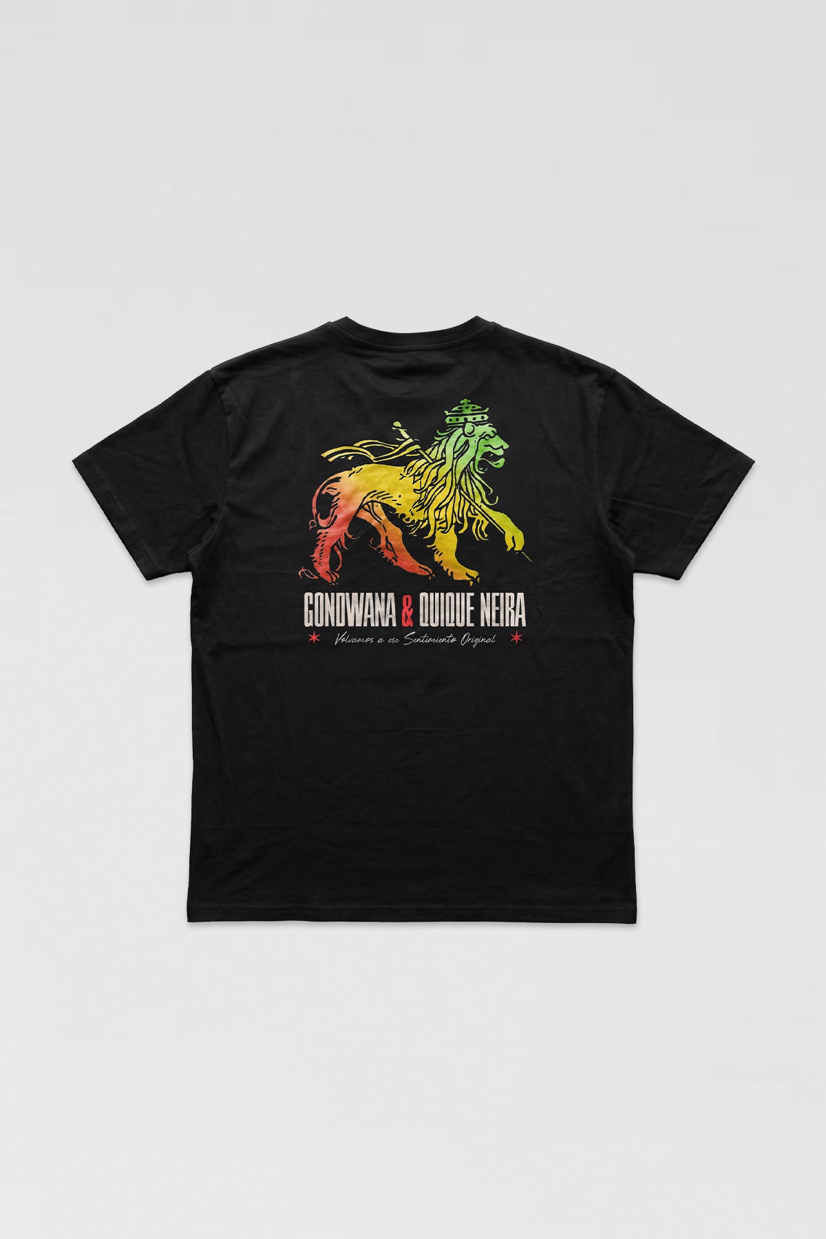 Polera Oficial Algodón Gondwana León Espalda Hombre