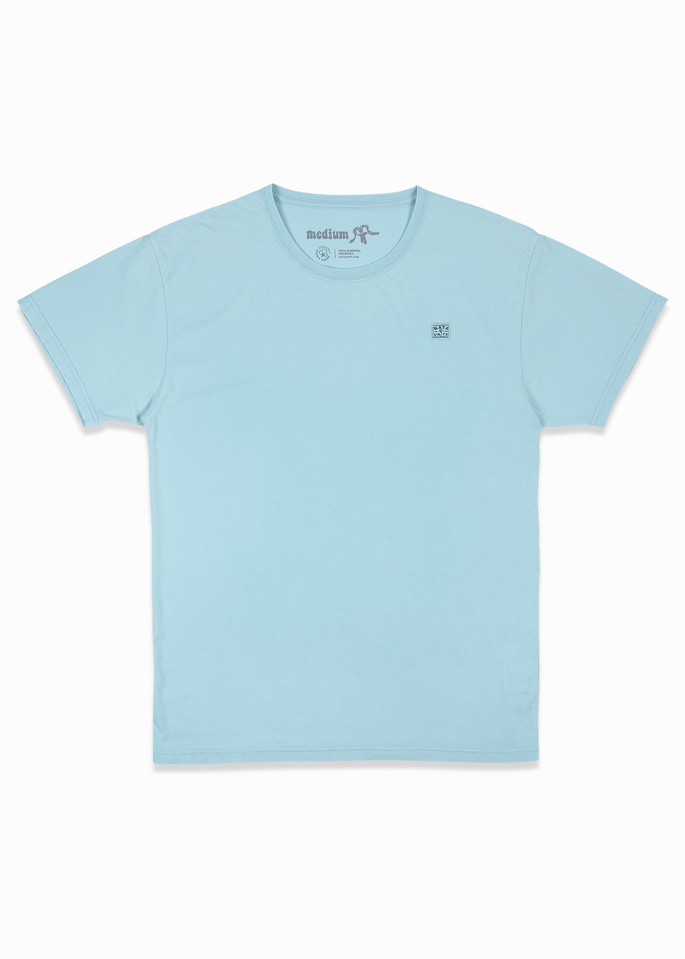 Polera Orgánica Daily Turquoise