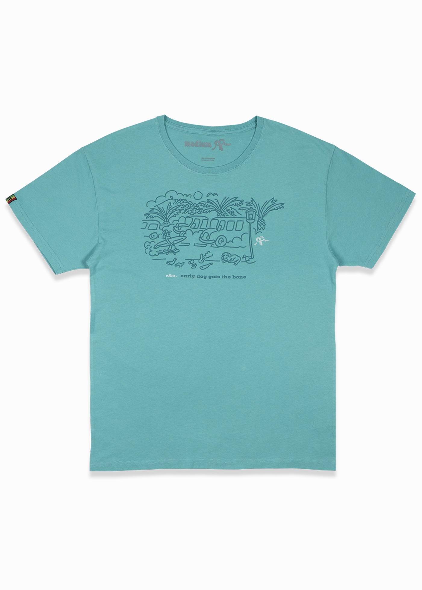 Polera Bone Turquoise