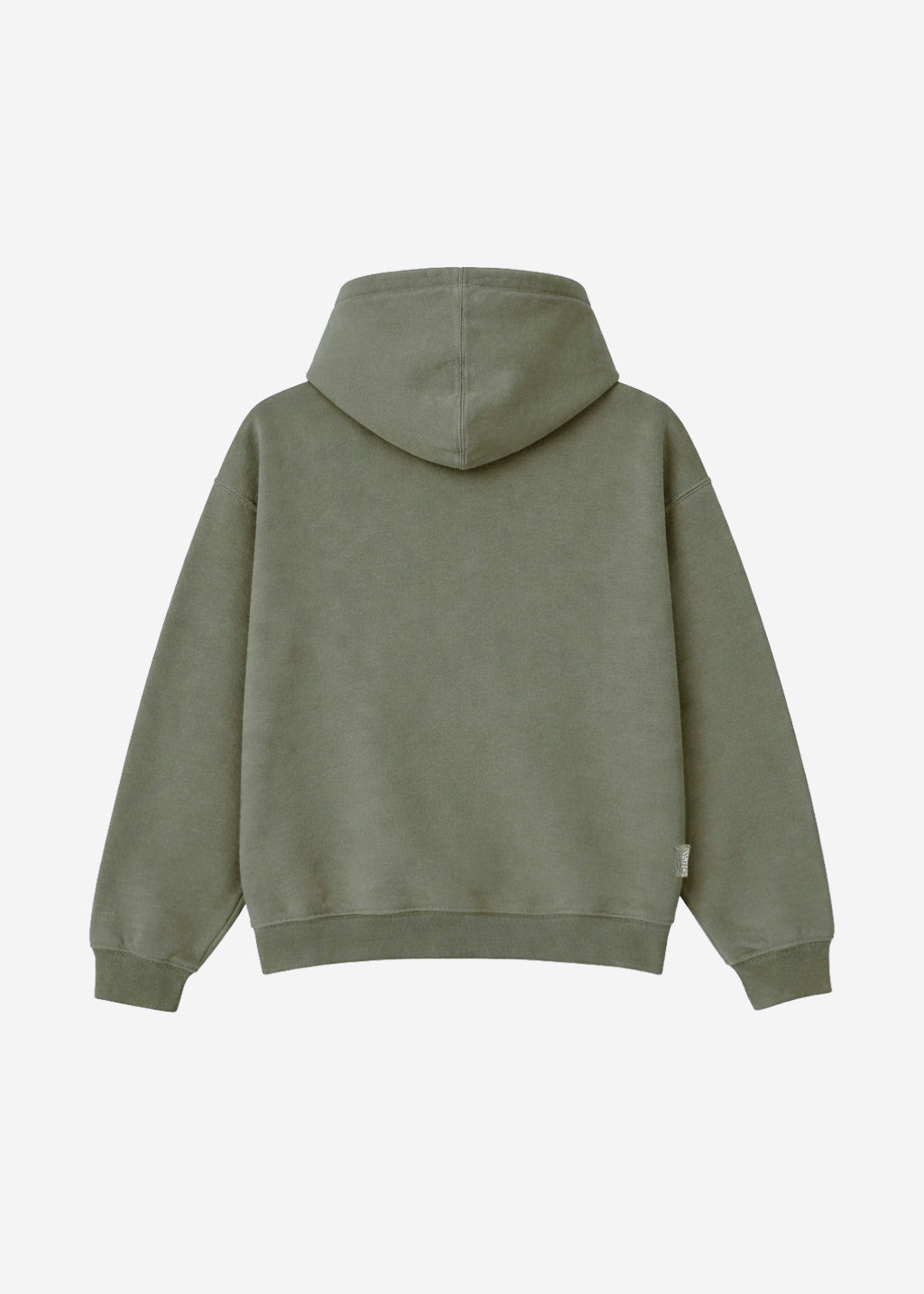 Polerón Hoodie Algodón Print Sun Kaya Mujer - Oliva