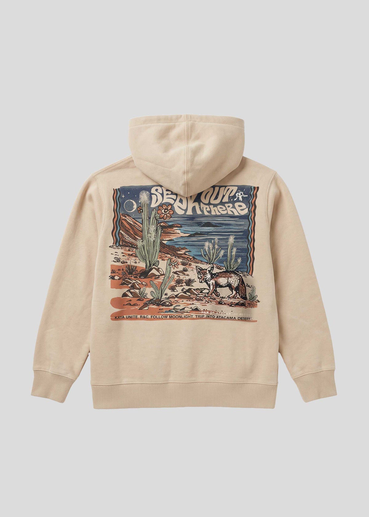 Polerón Hoodie Diseño Pan De Azucar Kids - Beige