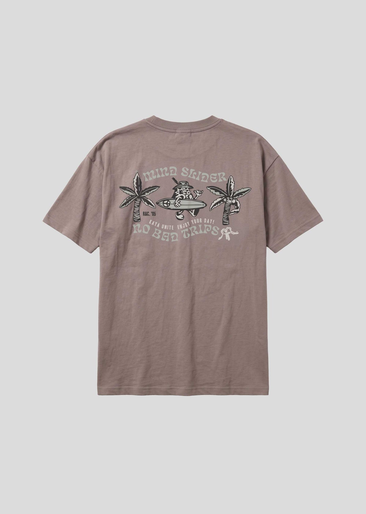 Polera Diseño Palms Algodón Kids - Rosado Claro