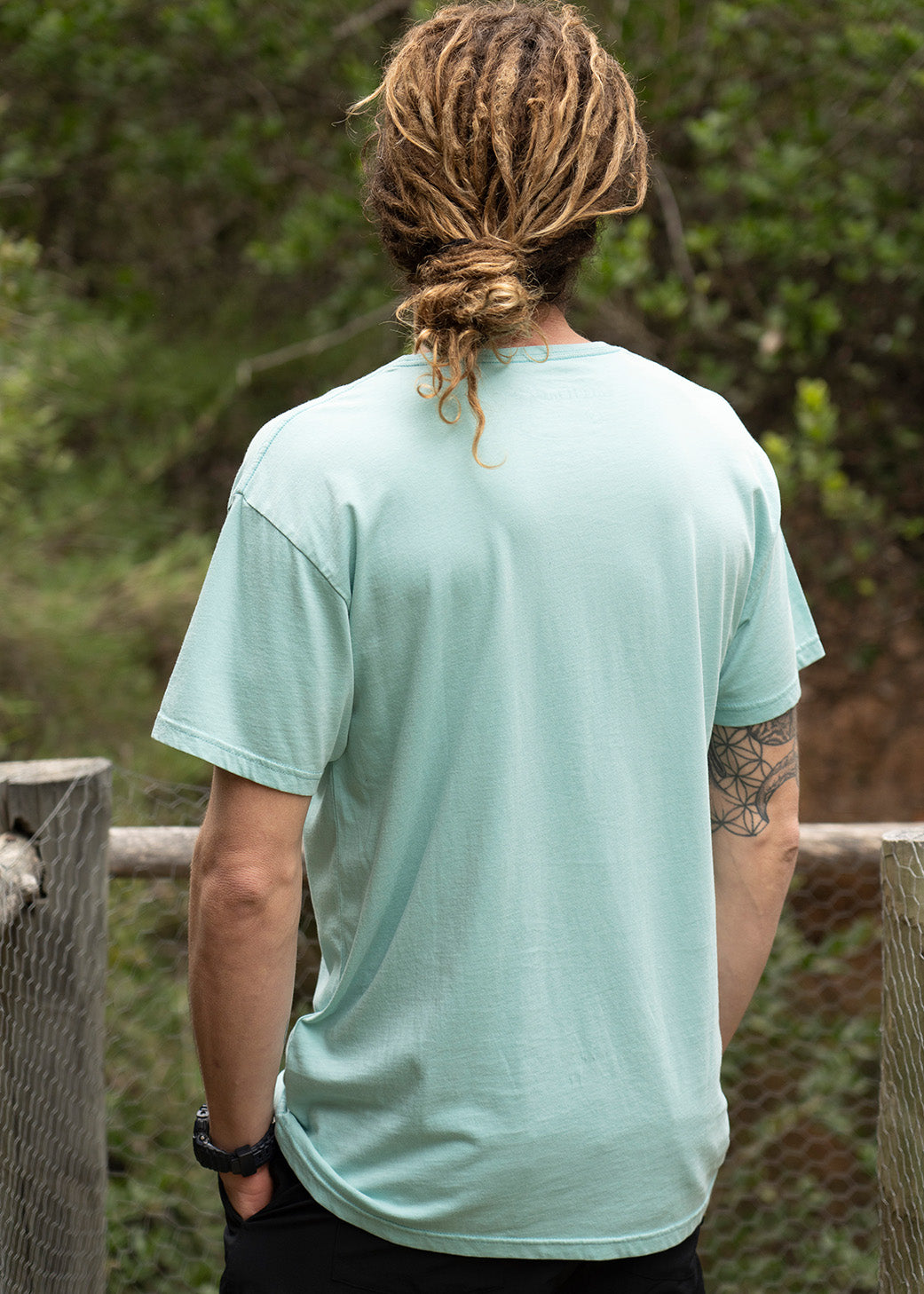 Polera Orgánica Daily Turquoise